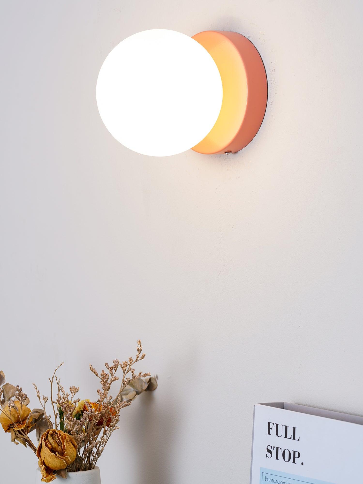 Otis Modern Minimalist Glass Wall Lamp-Neutral Decor
