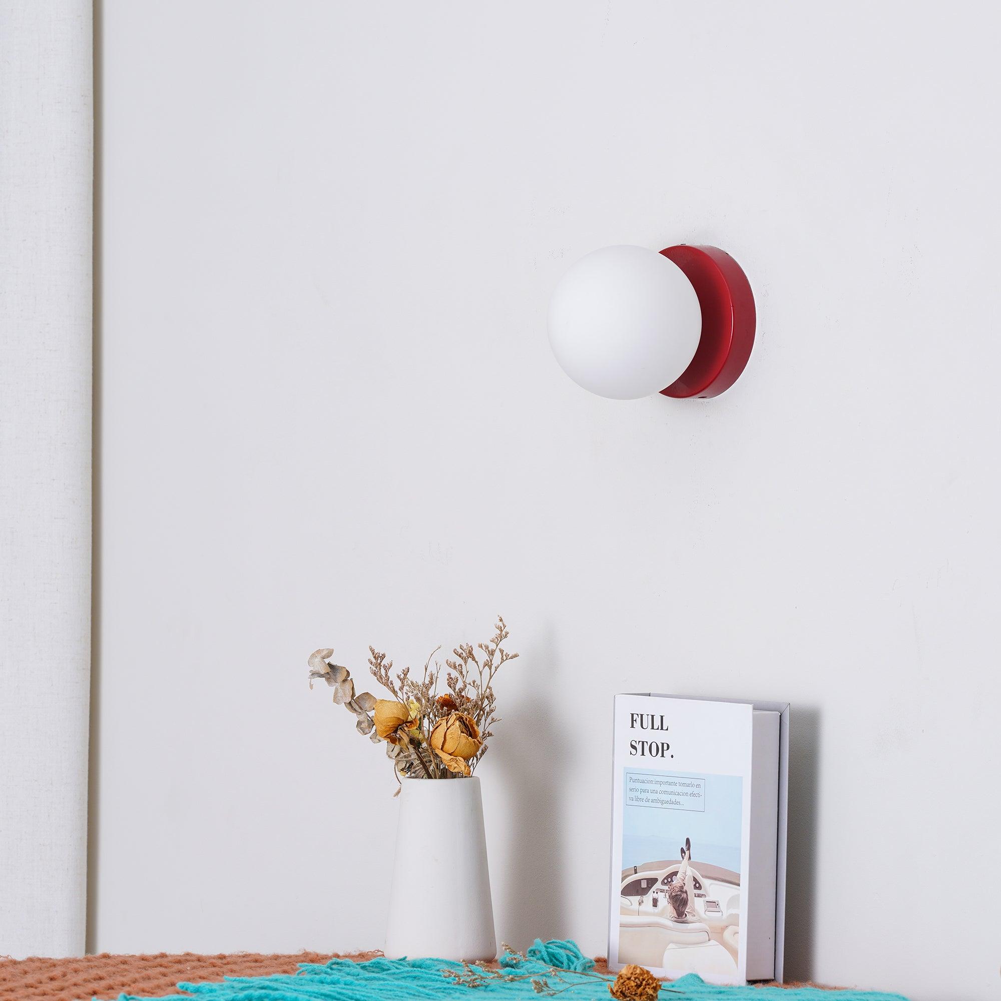 Otis Modern Minimalist Glass Wall Lamp-Neutral Decor