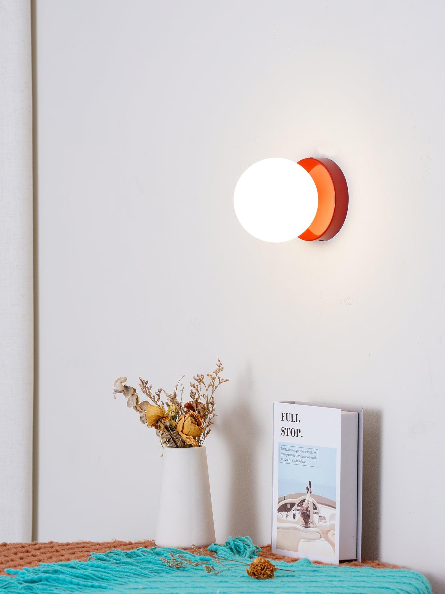 Otis Modern Minimalist Glass Wall Lamp-Neutral Decor