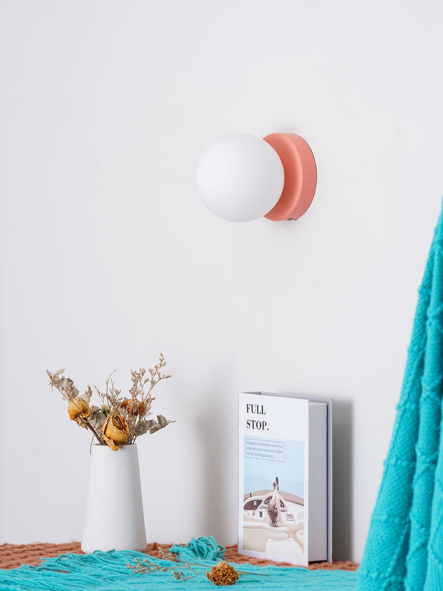 Otis Modern Minimalist Glass Wall Lamp-Neutral Decor