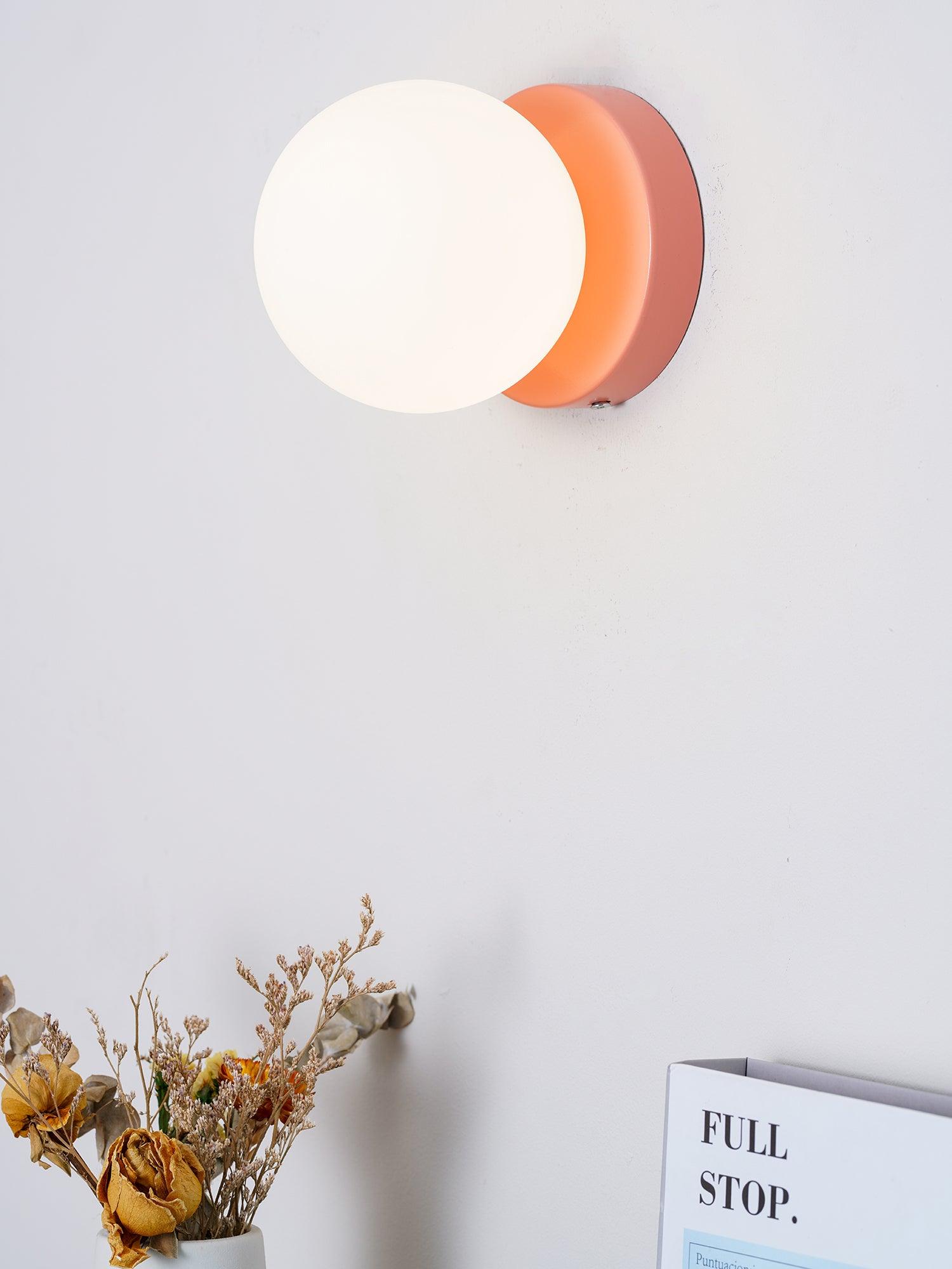 Otis Modern Minimalist Glass Wall Lamp-Neutral Decor