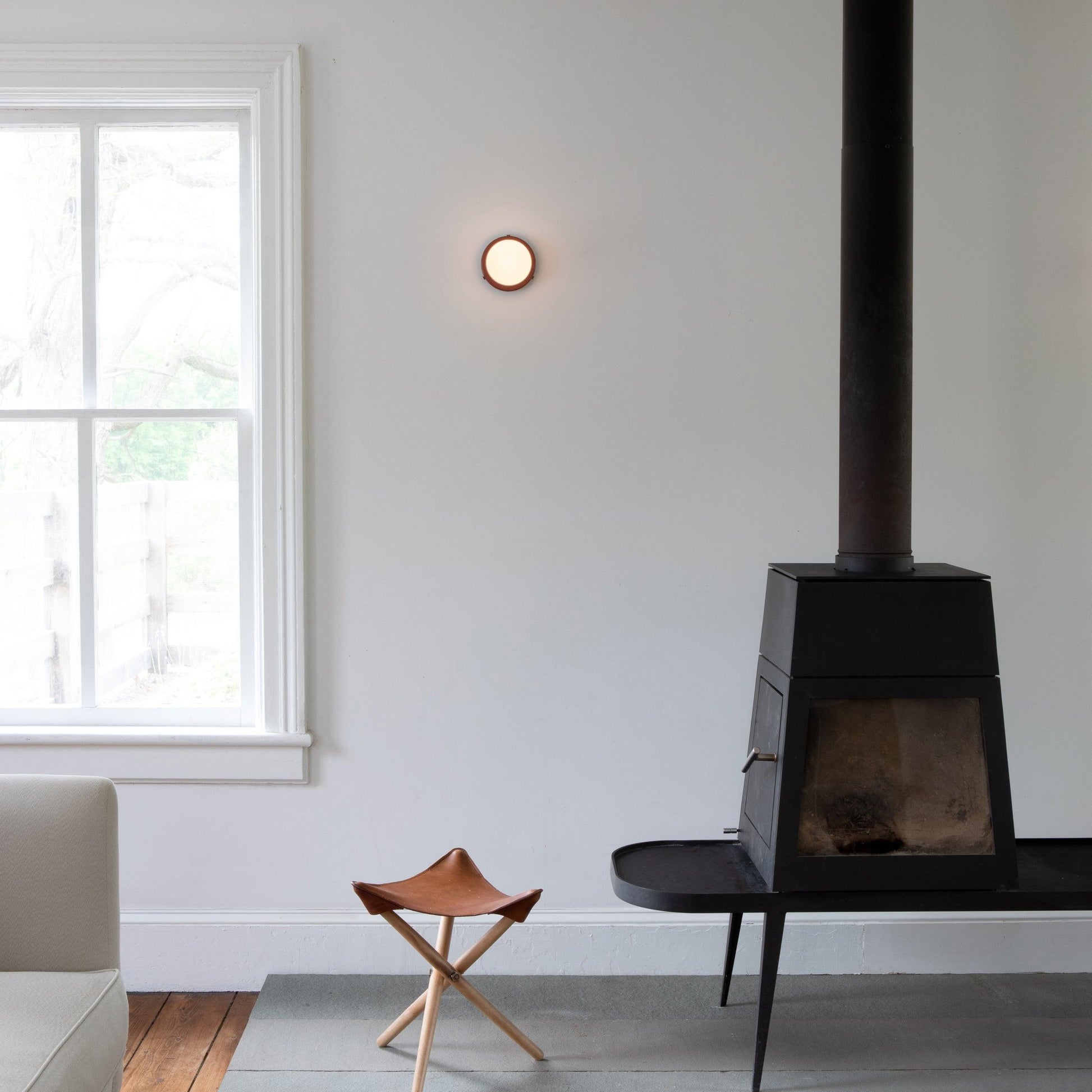 Otis Modern Minimalist Glass Wall Lamp-Neutral Decor