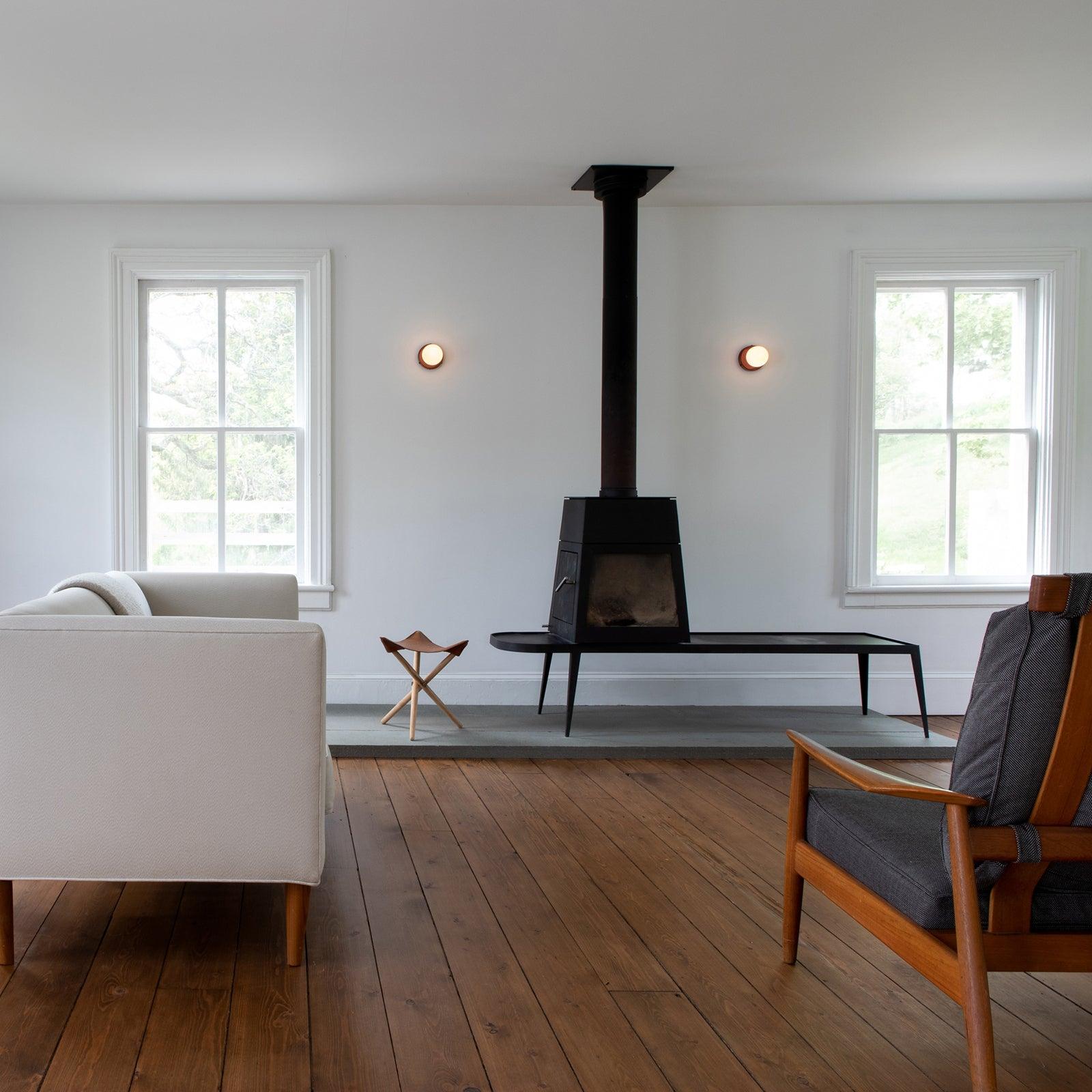 Otis Modern Minimalist Glass Wall Lamp-Neutral Decor