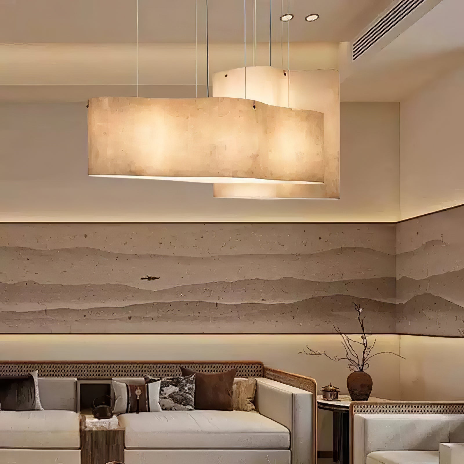 Evelan Art Cloud Shape Modern Pendant Lamp-Neutral Decor