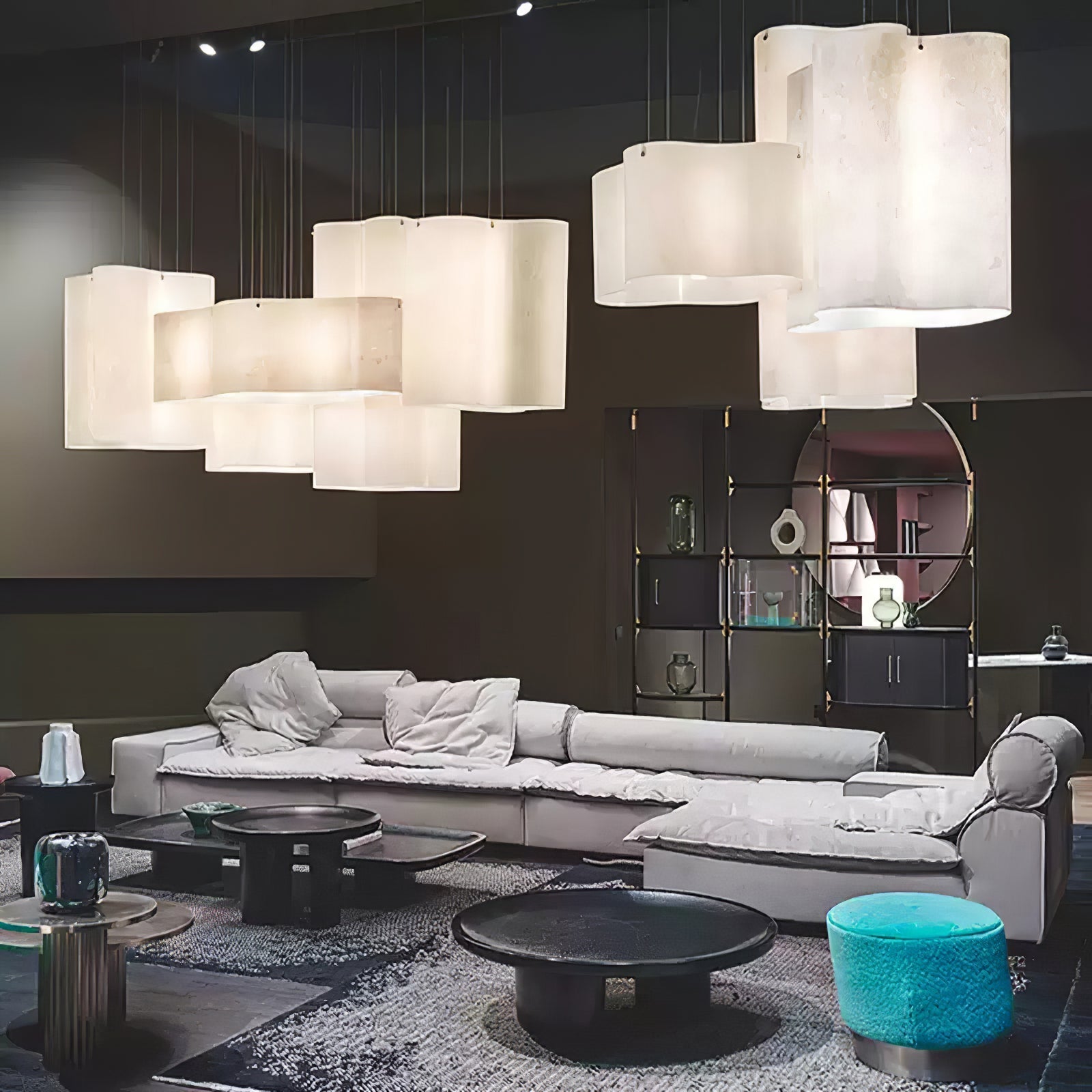Evelan Art Cloud Shape Modern Pendant Lamp-Neutral Decor
