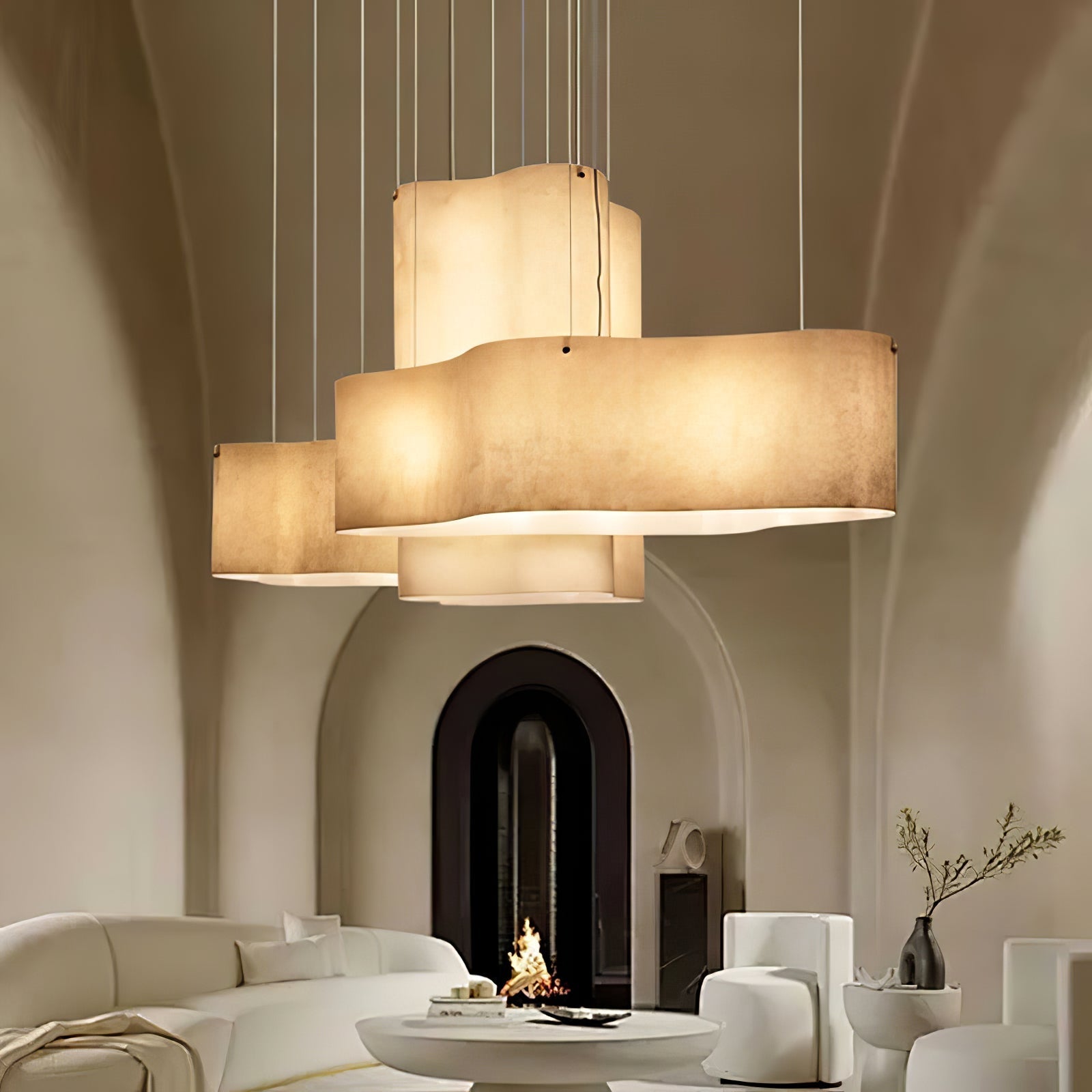 Evelan Art Cloud Shape Modern Pendant Lamp-Neutral Decor