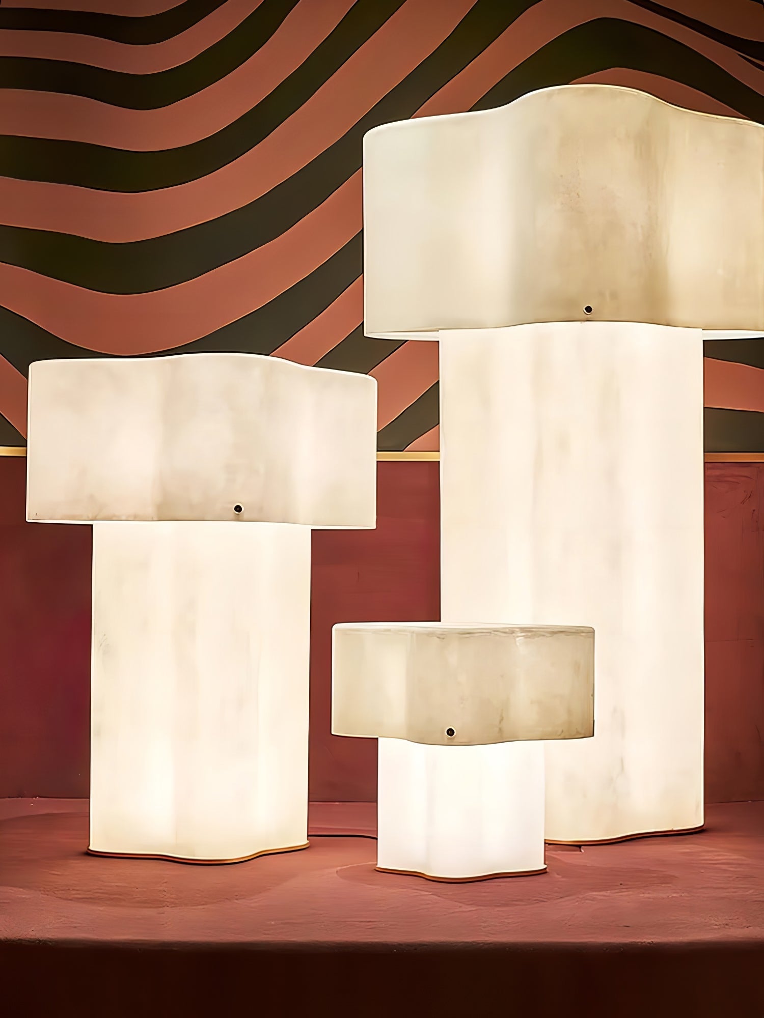 Loneo Minimalist FRP Floor Lamp-Neutral Decor