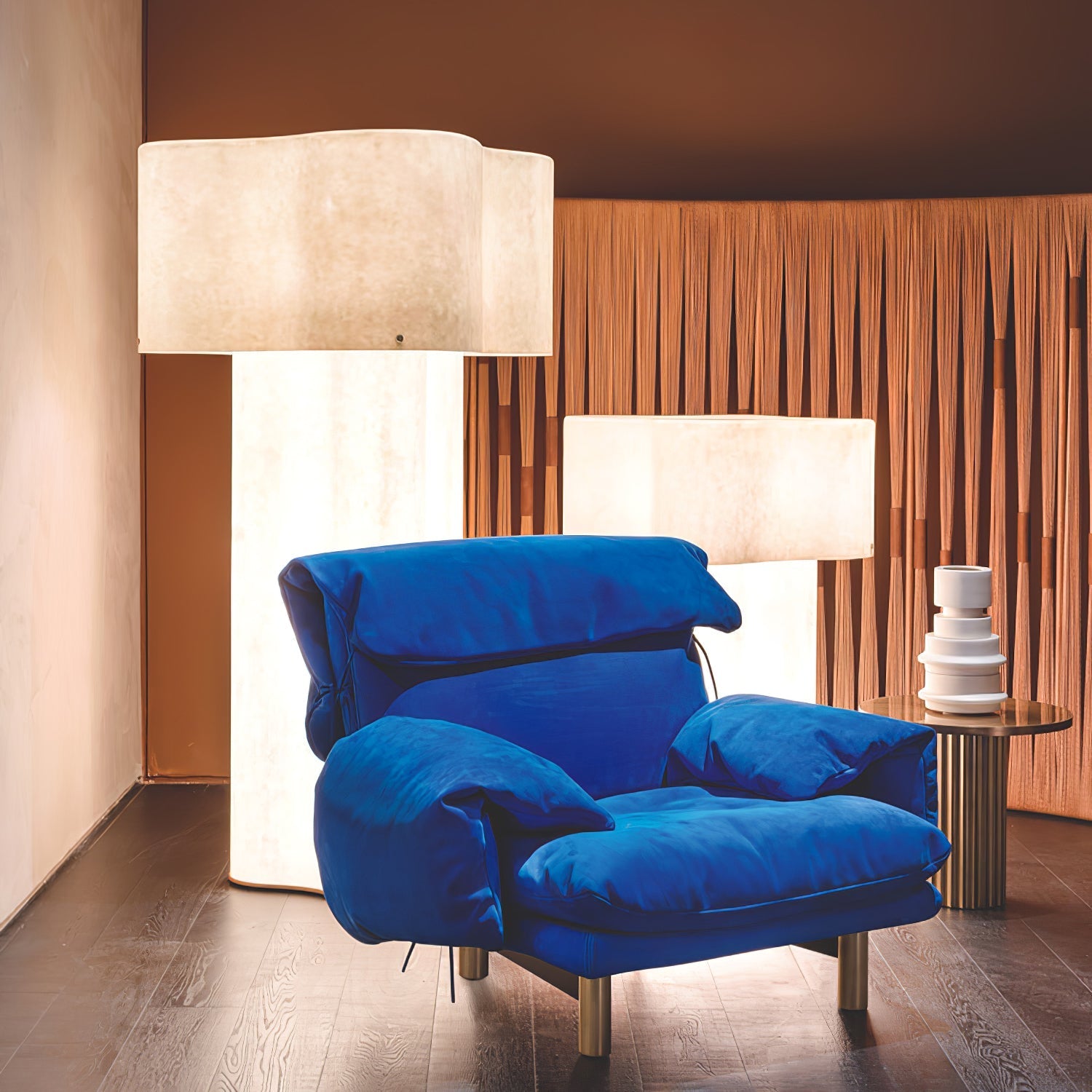 Loneo Minimalist FRP Floor Lamp-Neutral Decor