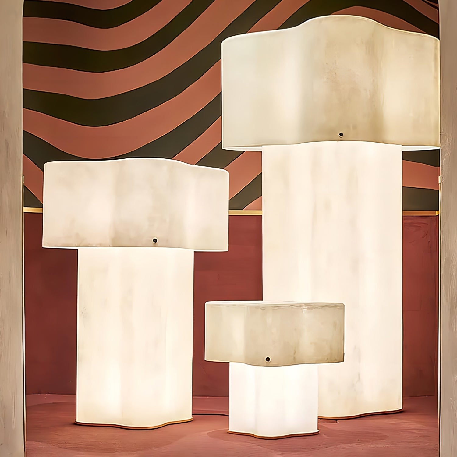 Loneo Minimalist FRP Floor Lamp-Neutral Decor