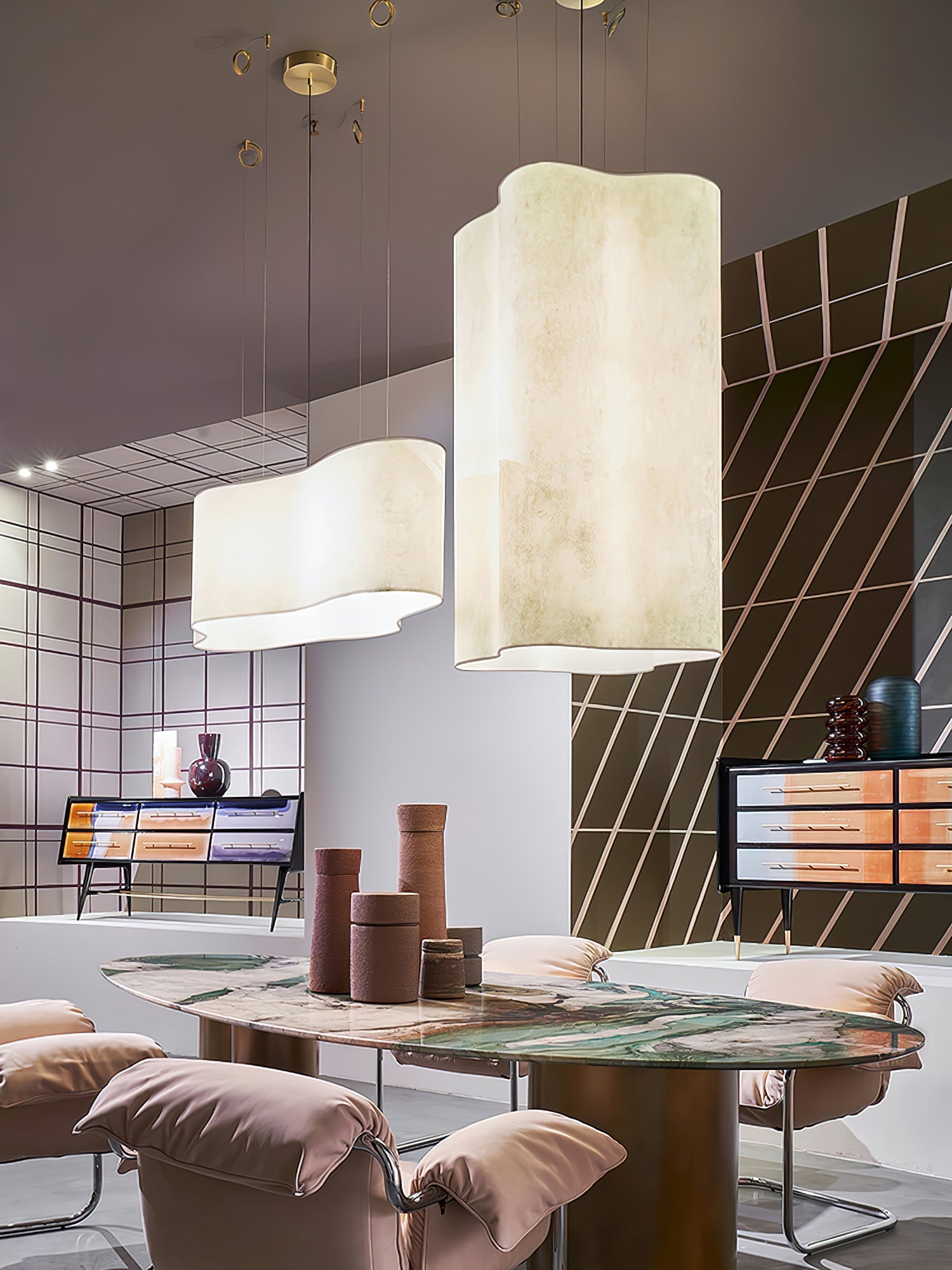 Evelan Art Cloud Shape Modern Pendant Lamp-Neutral Decor