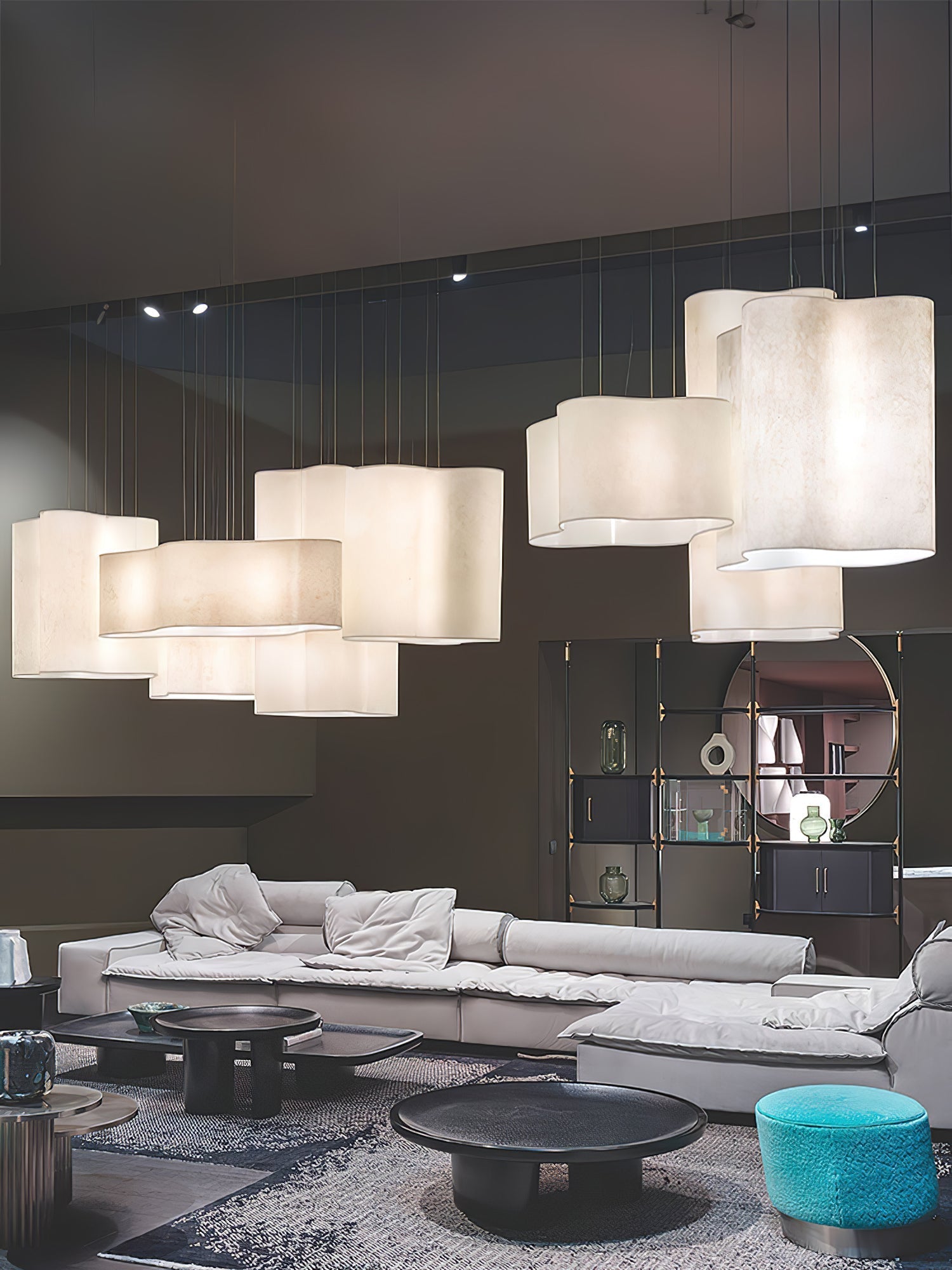 Evelan Art Cloud Shape Modern Pendant Lamp-Neutral Decor