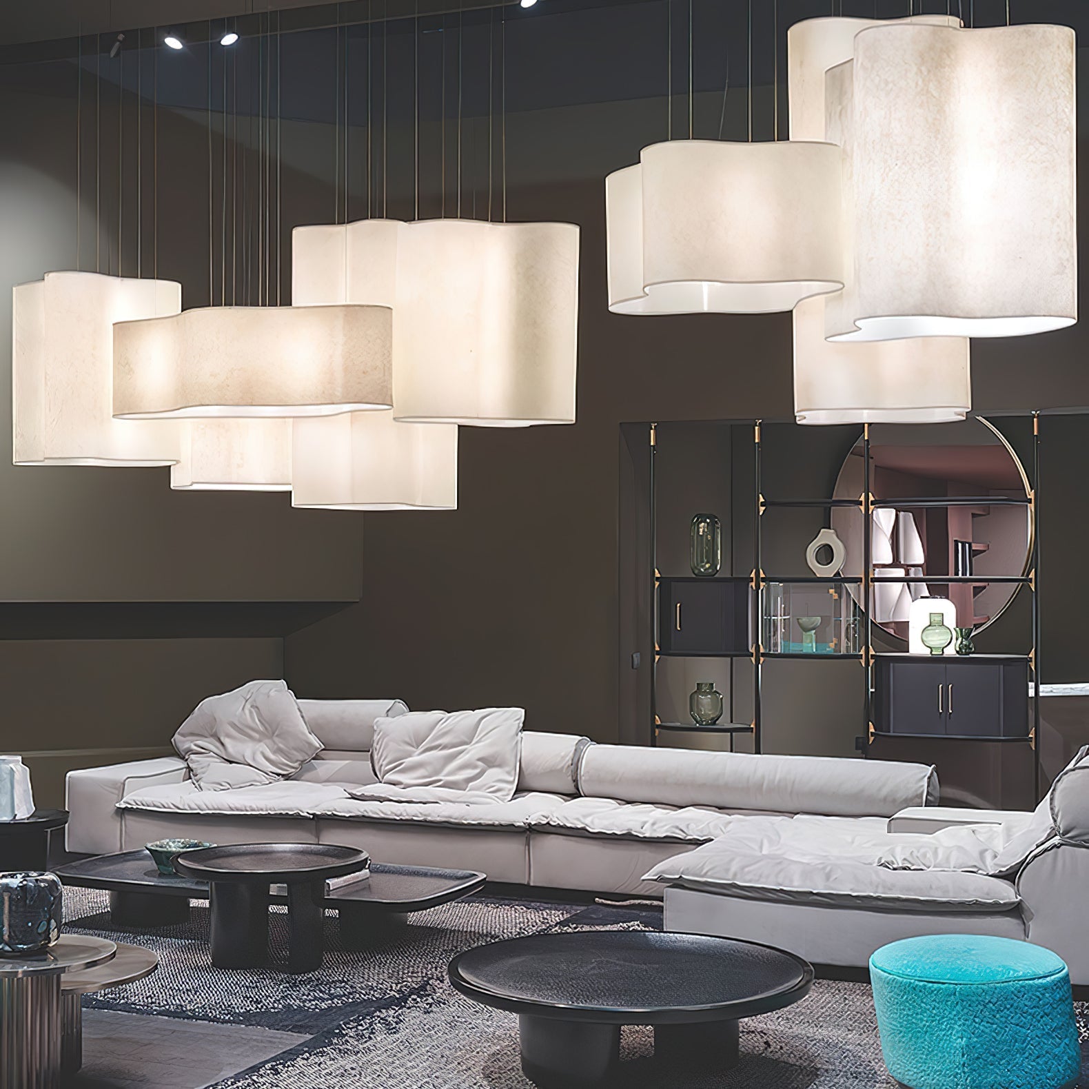 Evelan Art Cloud Shape Modern Pendant Lamp-Neutral Decor