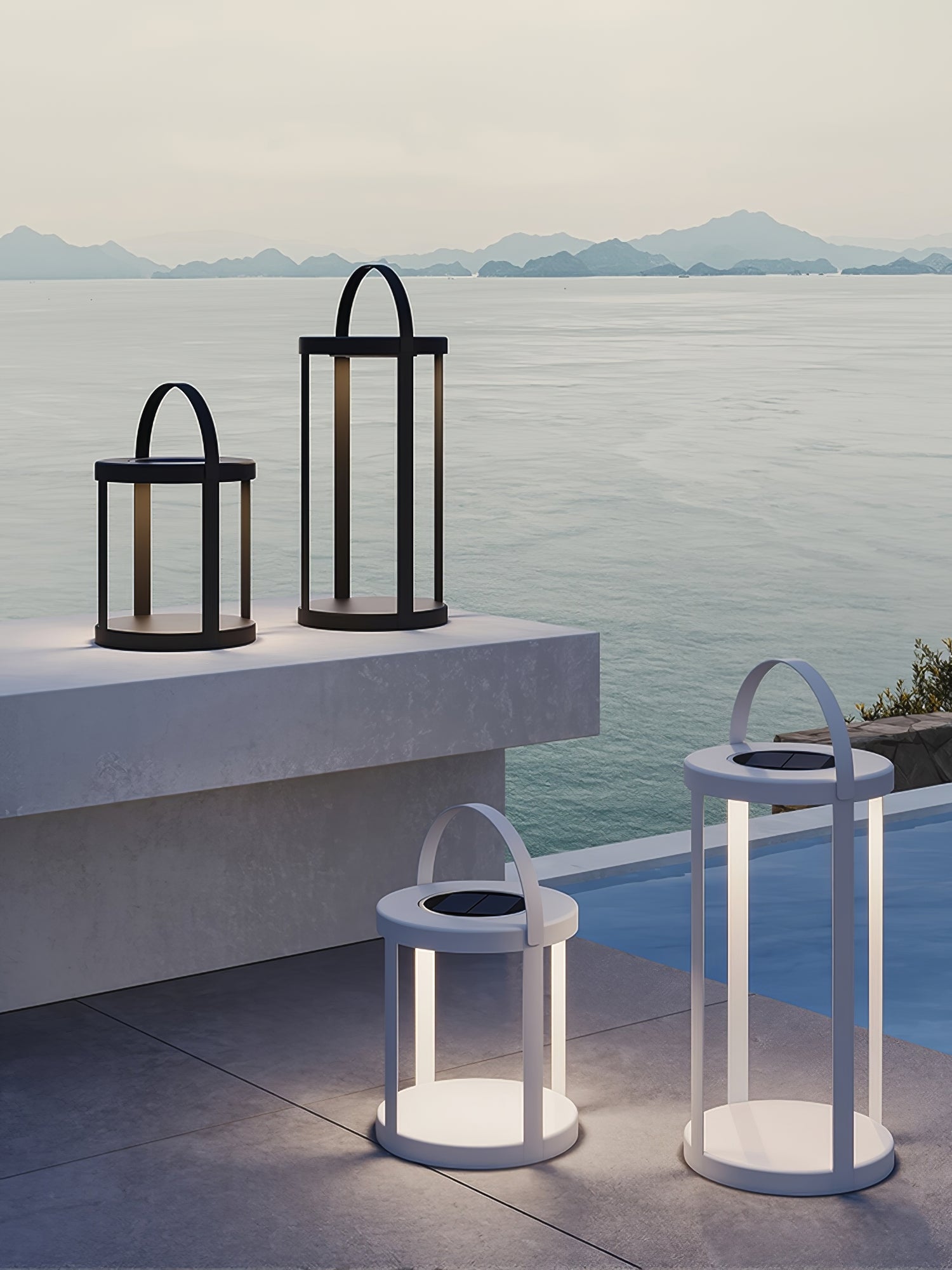 Thea Lantern Outdoor Light-Neutral Decor