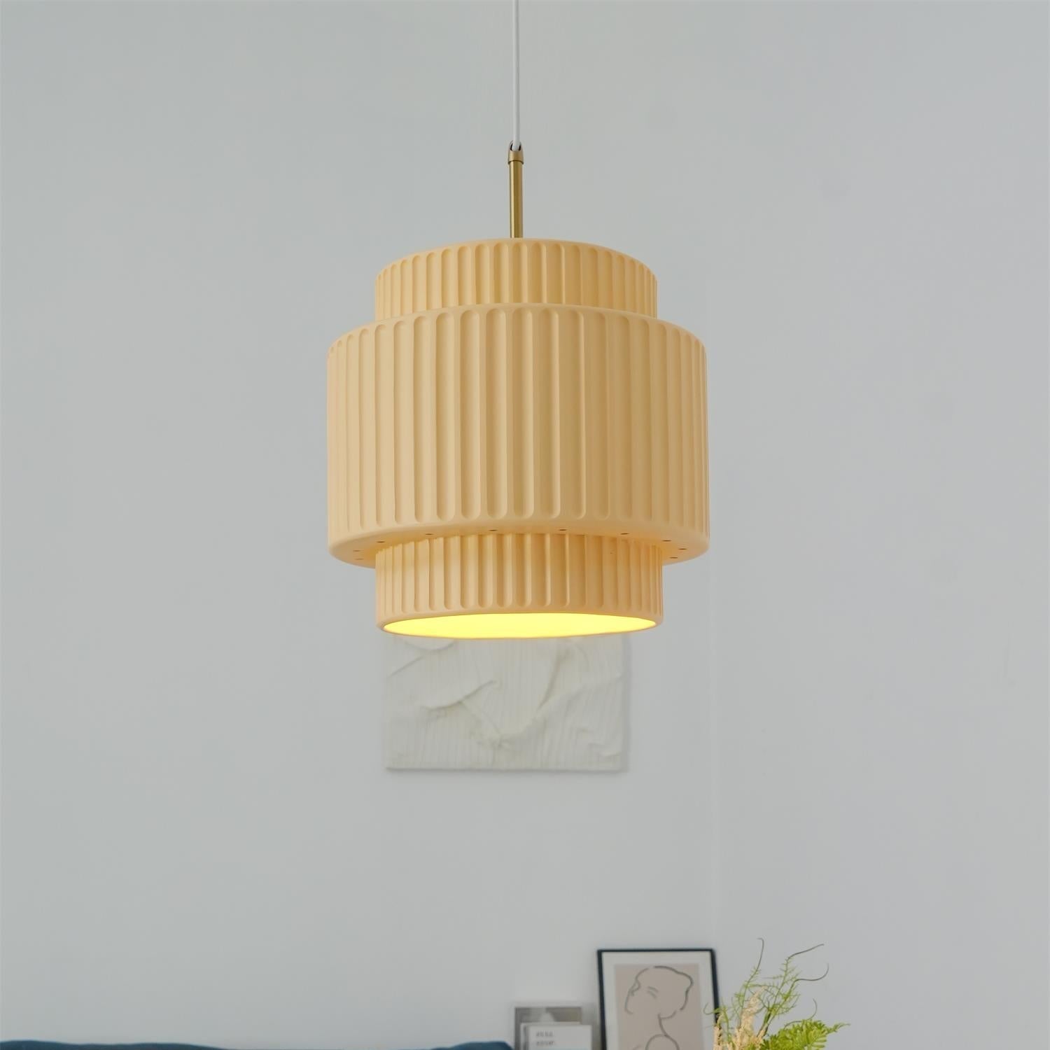 Aurelia Ribbed Pendant Light