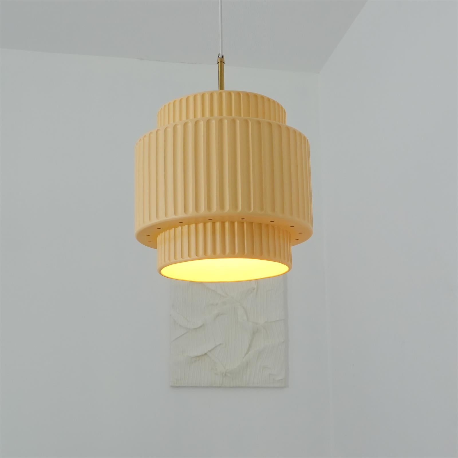Aurelia Ribbed Pendant Light