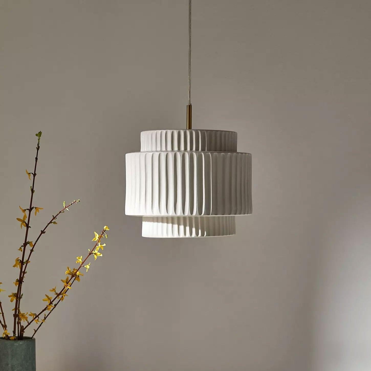 Aurelia Ribbed Pendant Light
