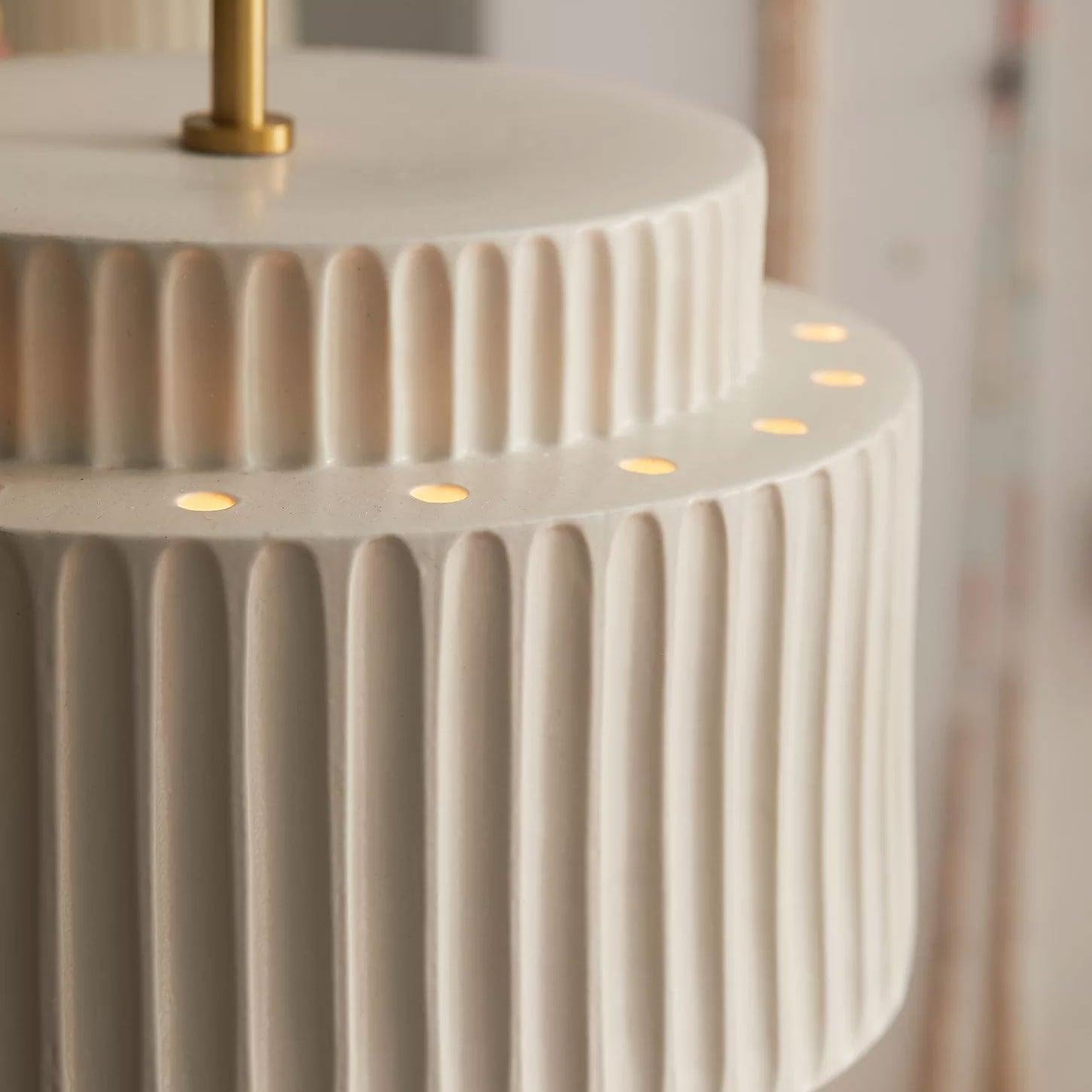 Aurelia Ribbed Pendant Light