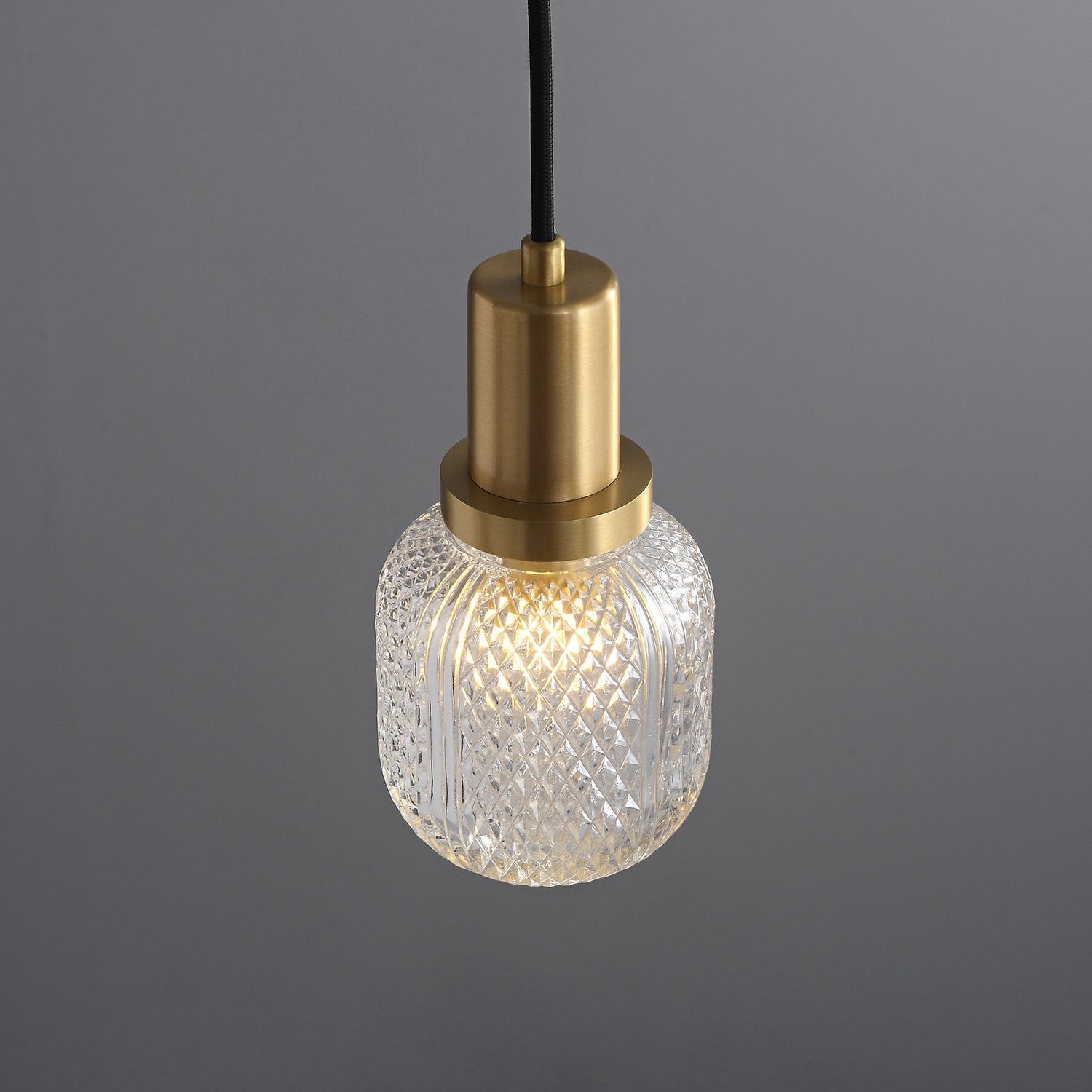 Cacarir Premium Nordic Art Brass Glass Pendant Lamp-Neutral Decor