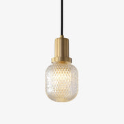 Cacarir Premium Nordic Art Brass Glass Pendant Lamp-Neutral Decor