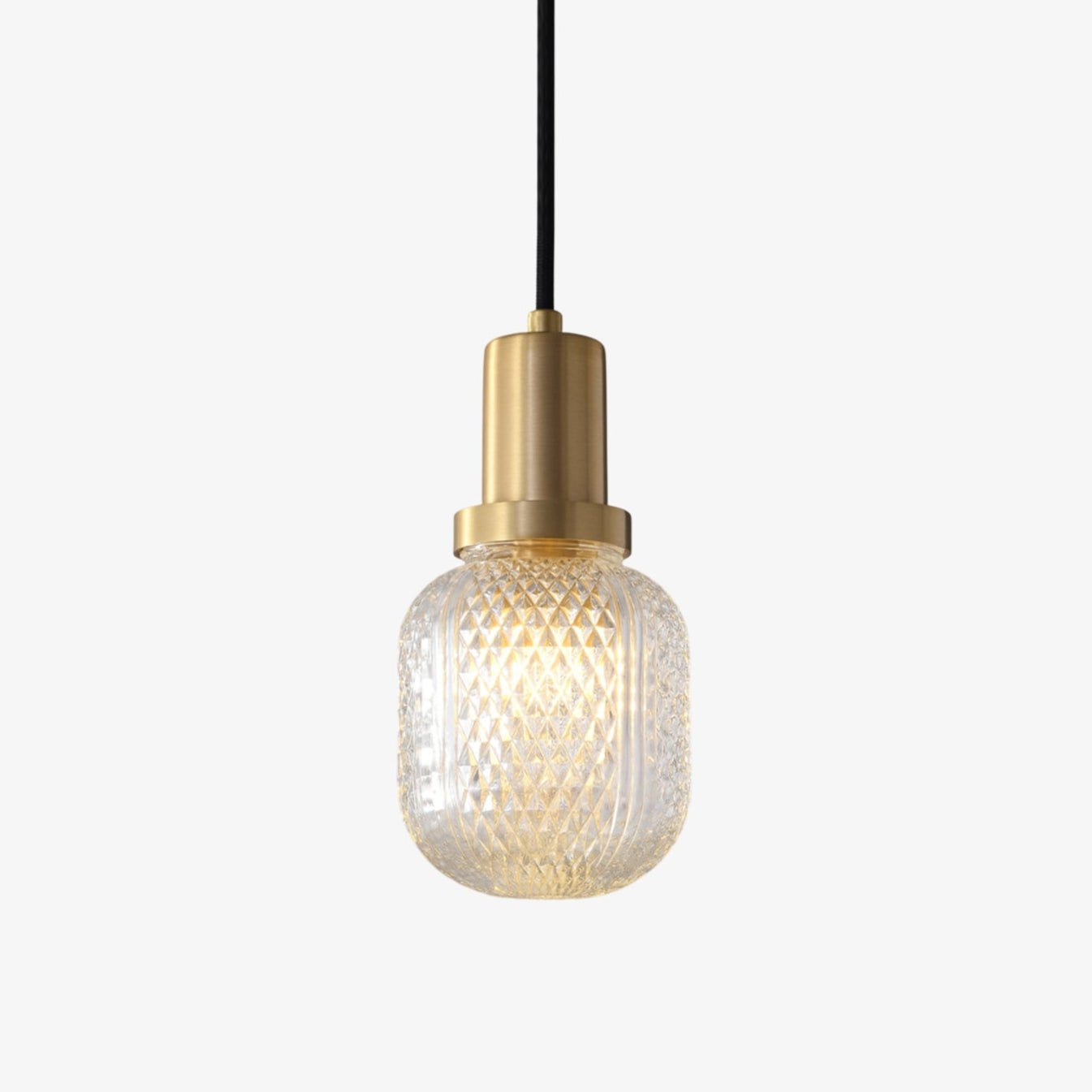 Cacarir Premium Nordic Art Brass Glass Pendant Lamp-Neutral Decor