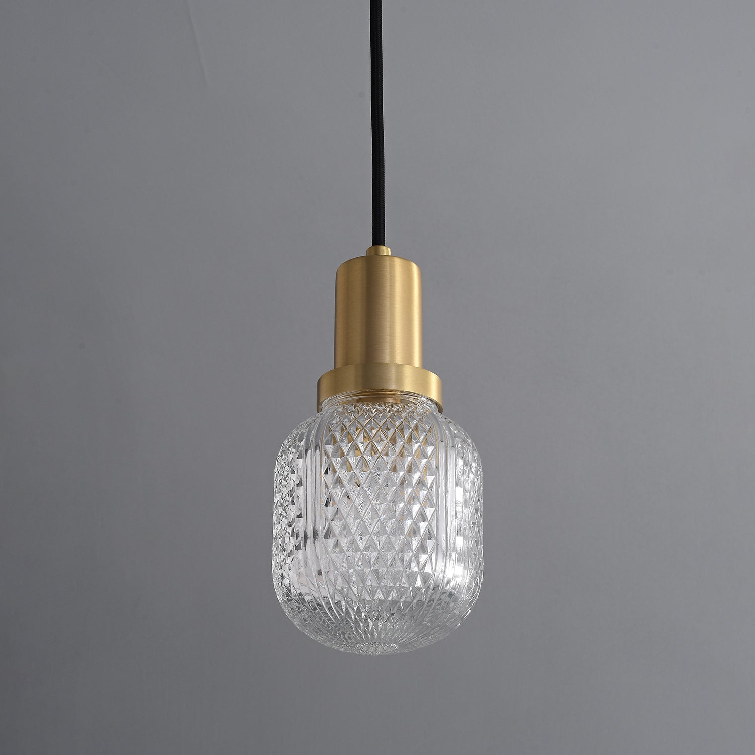 Cacarir Premium Nordic Art Brass Glass Pendant Lamp-Neutral Decor