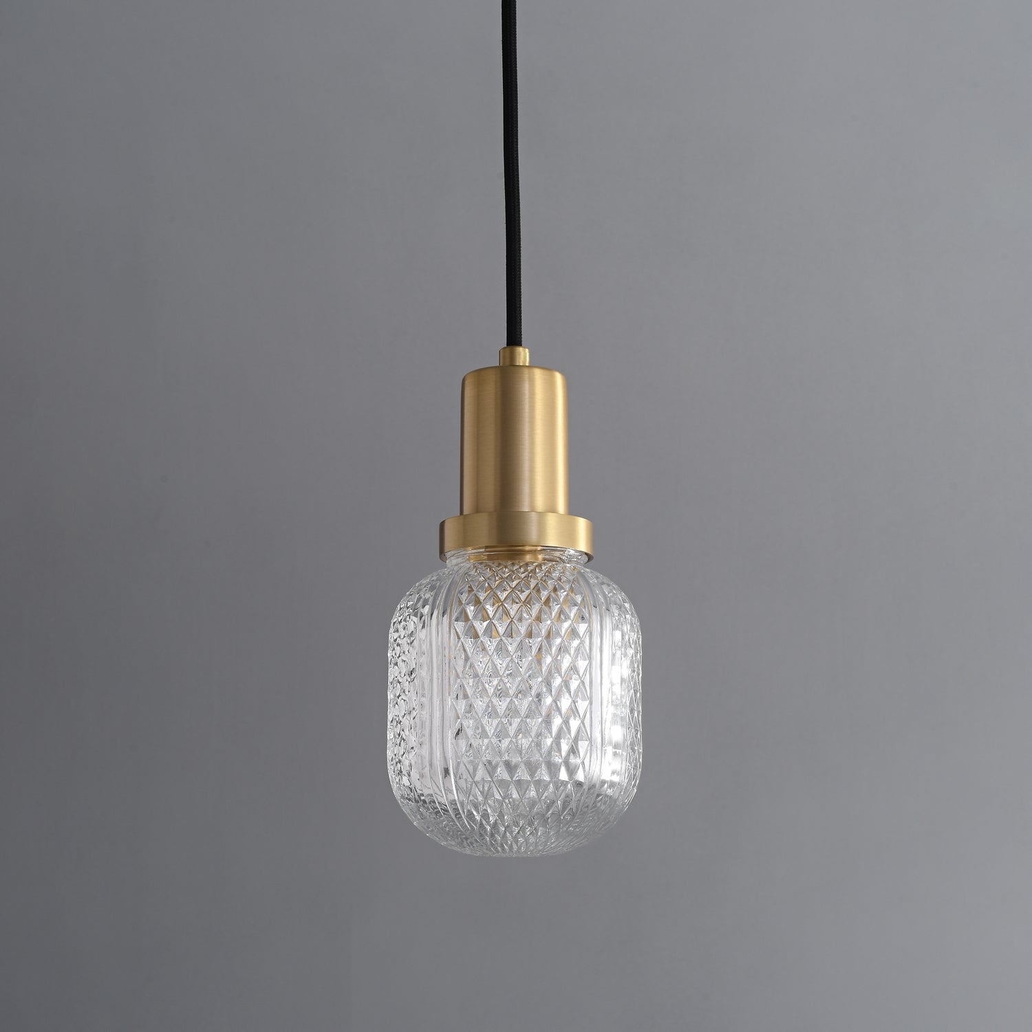 Cacarir Premium Nordic Art Brass Glass Pendant Lamp-Neutral Decor
