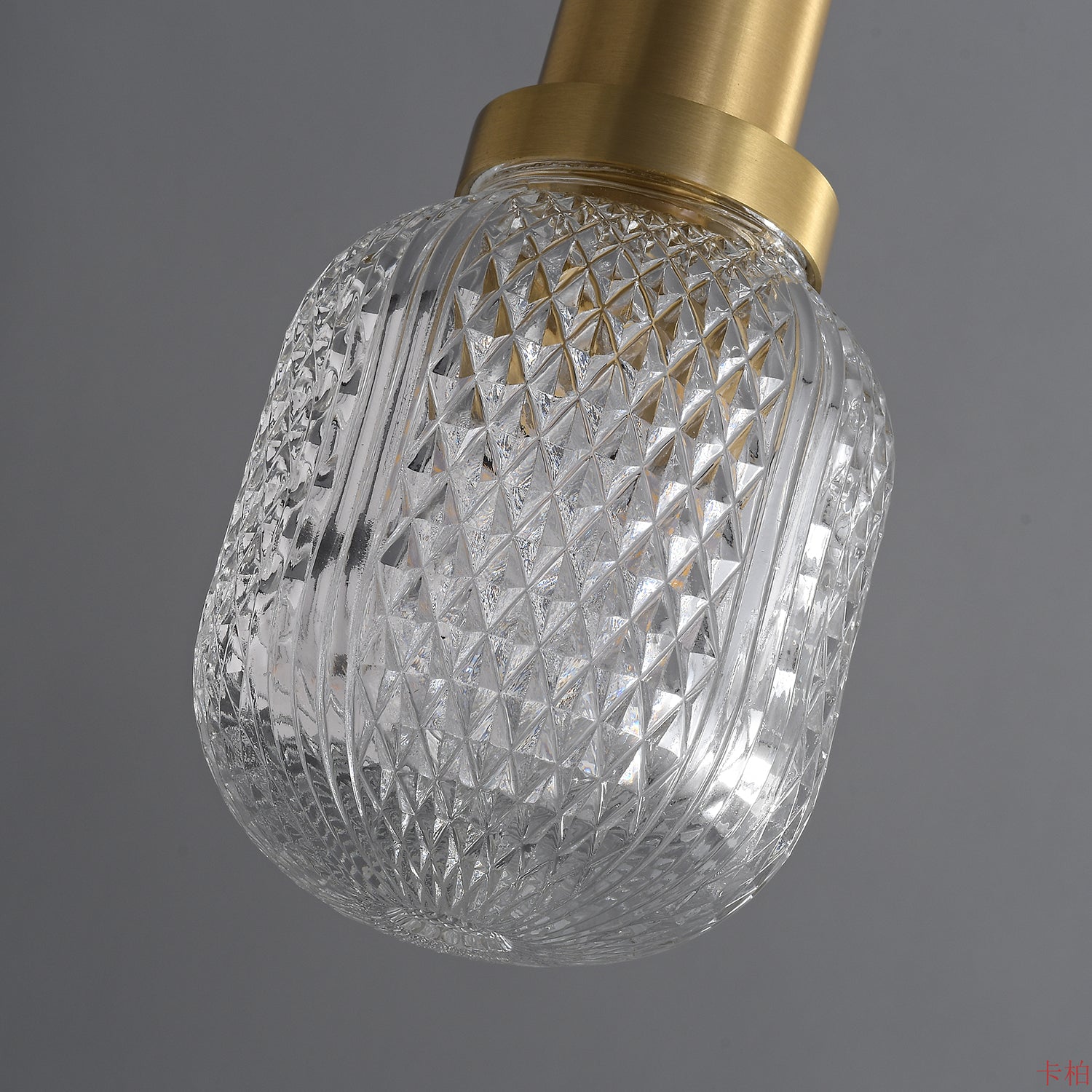 Cacarir Premium Nordic Art Brass Glass Pendant Lamp-Neutral Decor