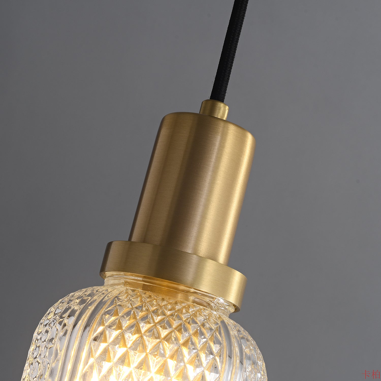 Cacarir Premium Nordic Art Brass Glass Pendant Lamp-Neutral Decor