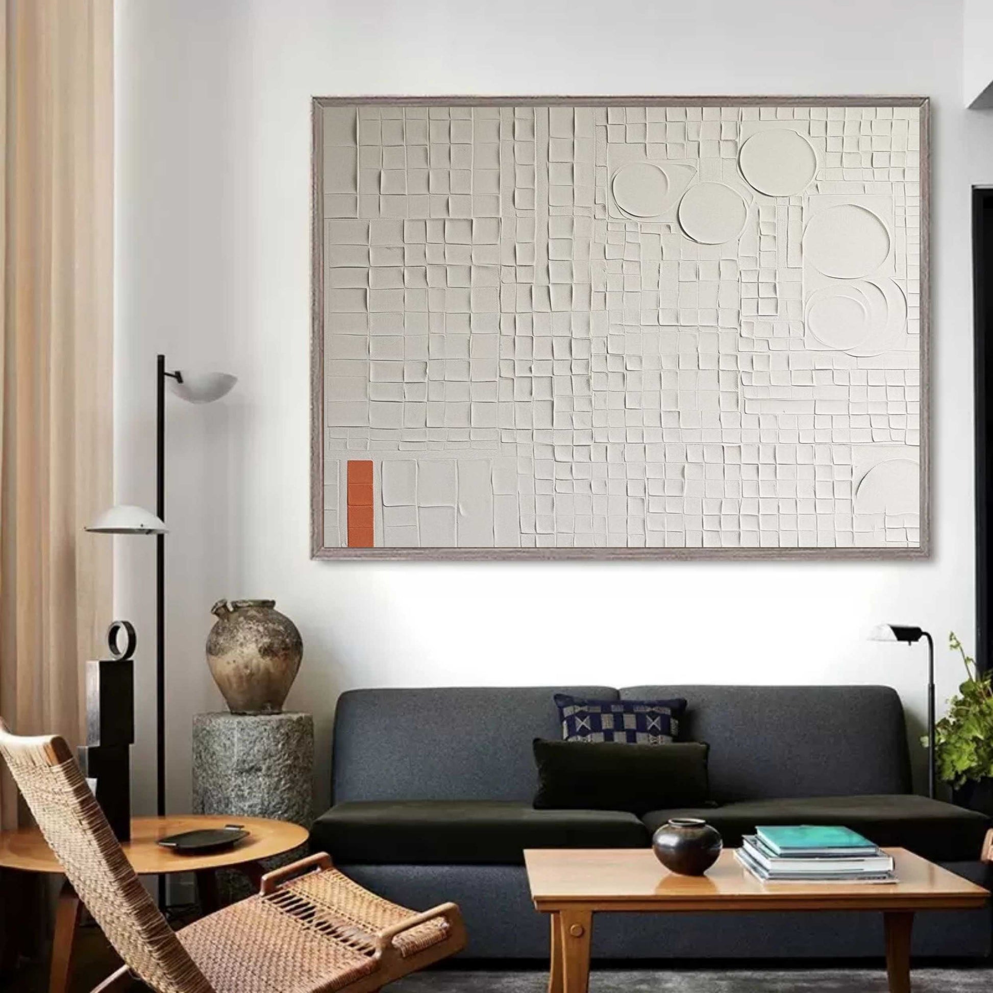 Plaster Art Texture Painting SG243 - Neutralighting