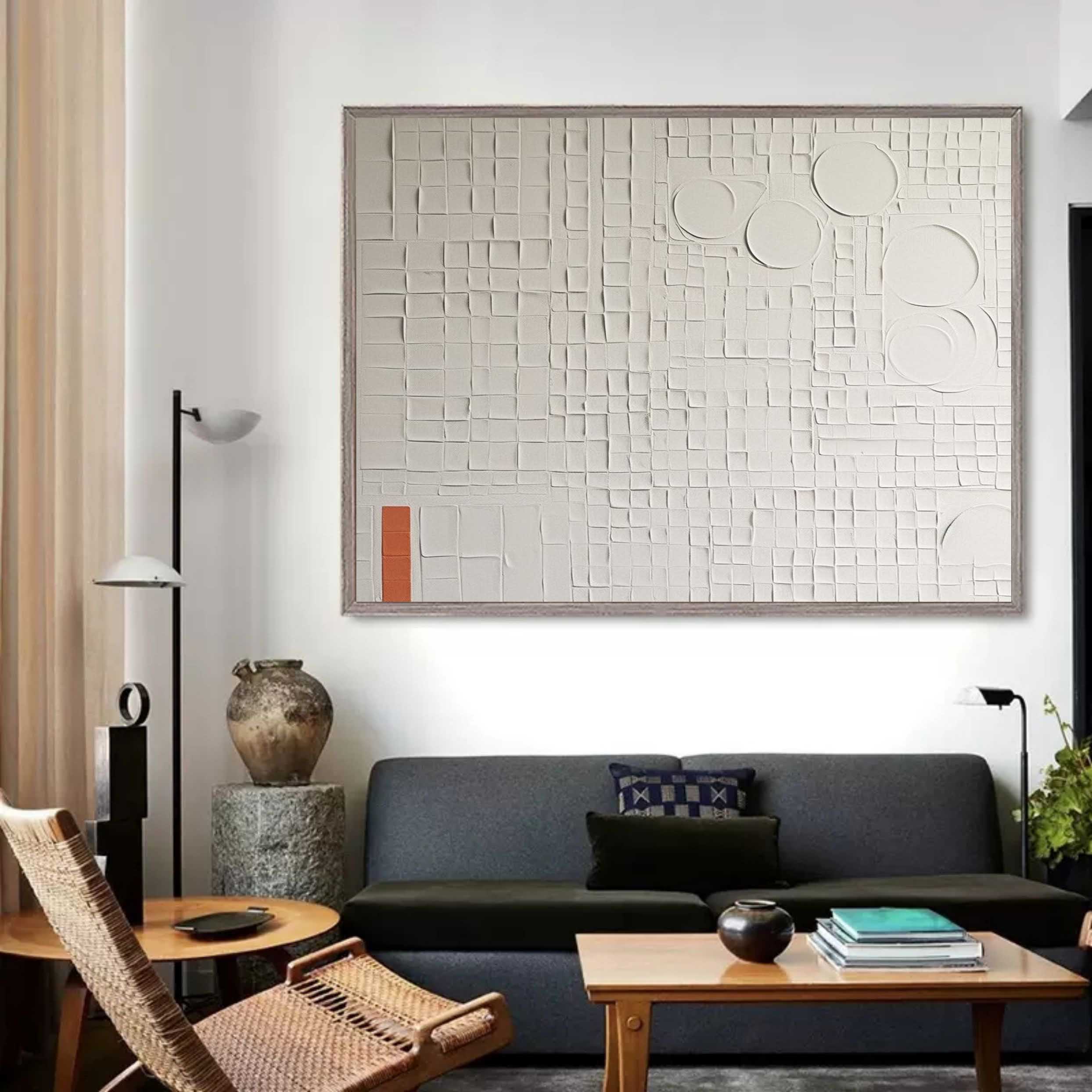 Plaster Art Texture Painting SG243 - Neutralighting