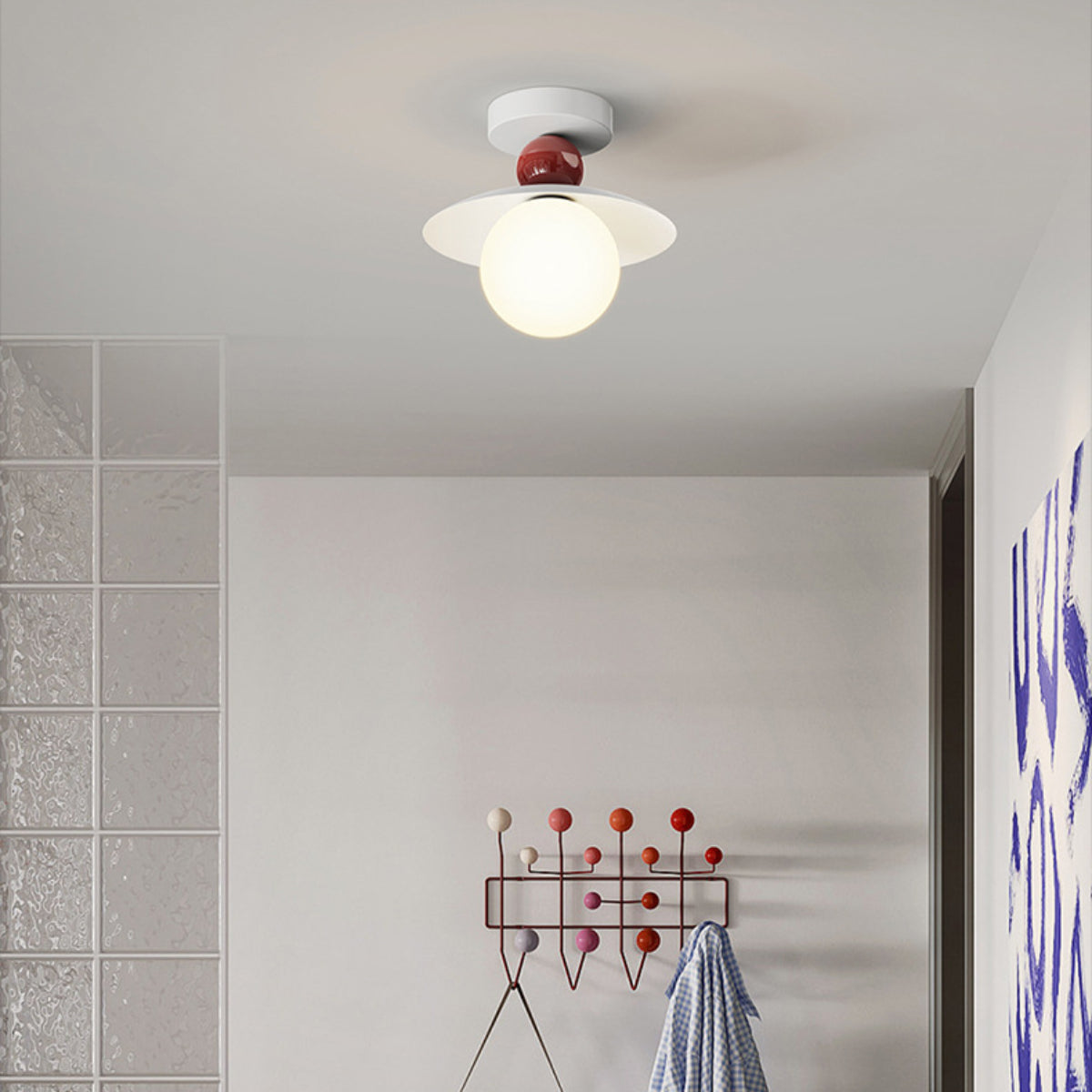 Valentina Modern LED Flush Mount Ceiling Light/Indoor Wall Light Bedroom - Neutral Decor