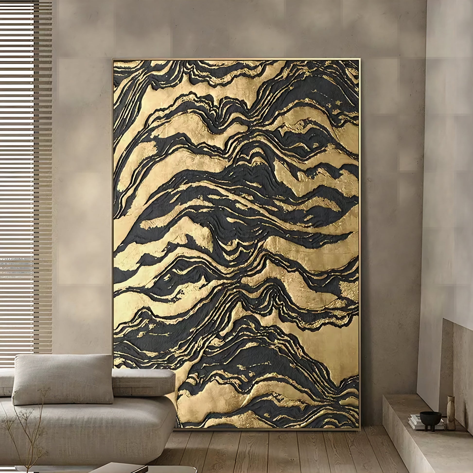 Plaster Art Texture Painting SG010 - Neutralighting
