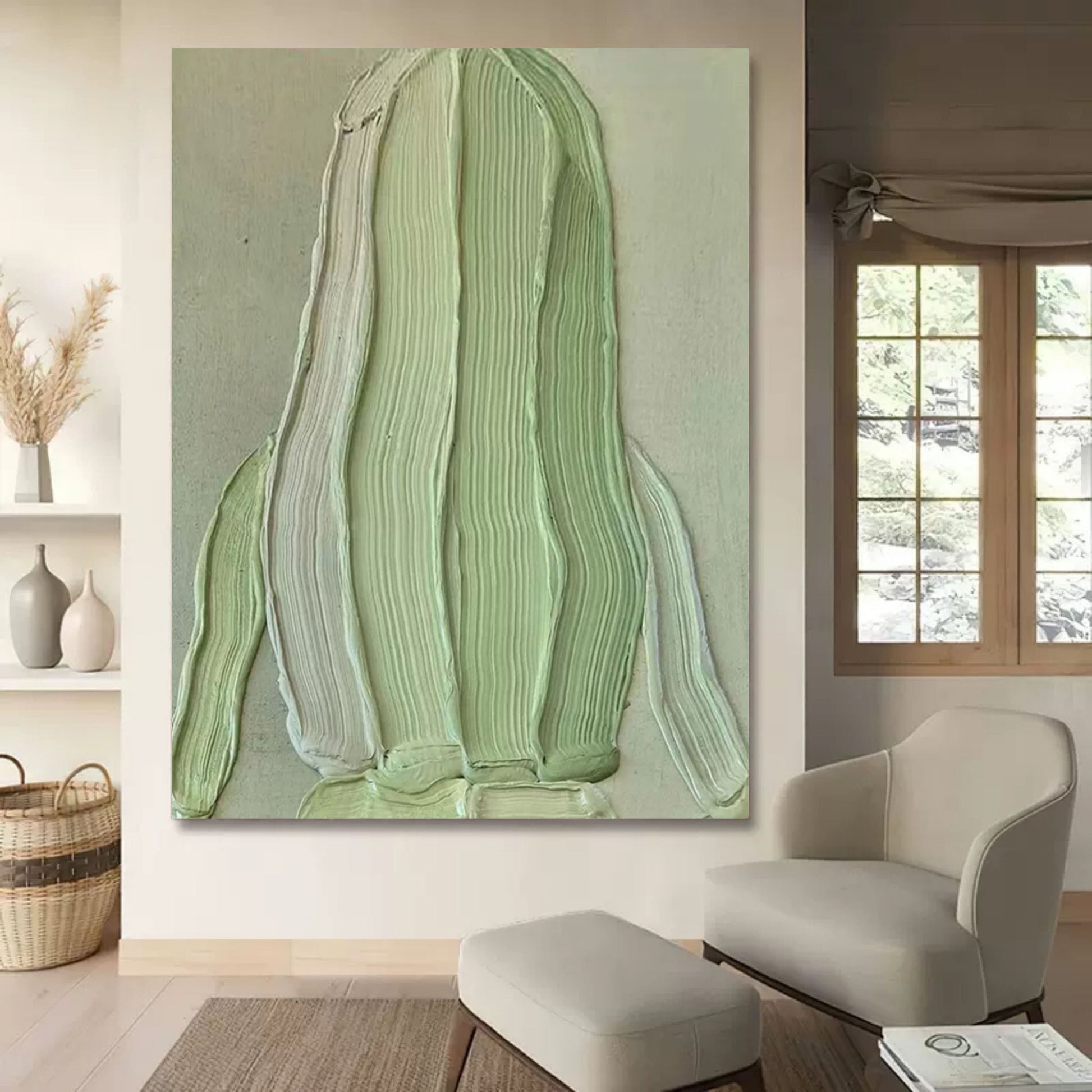 Plaster Art Texture Painting SG176 - Neutralighting