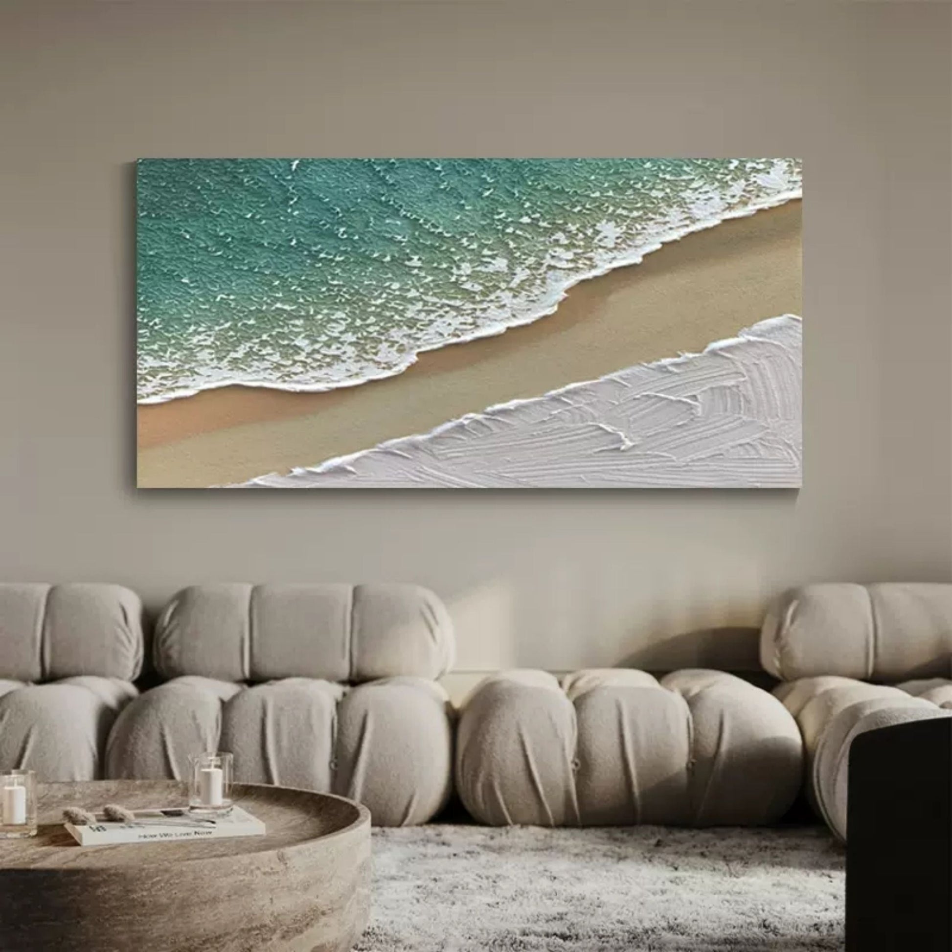 Plaster Art Texture Painting TX075 - Neutralighting