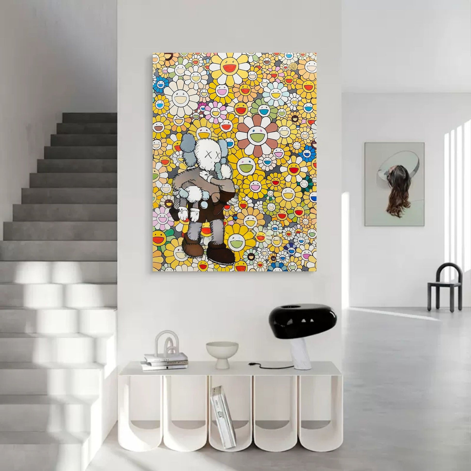 Wall Art Vertical Pop Art Cartoon Character Scene Vibrant - Neutralighting
