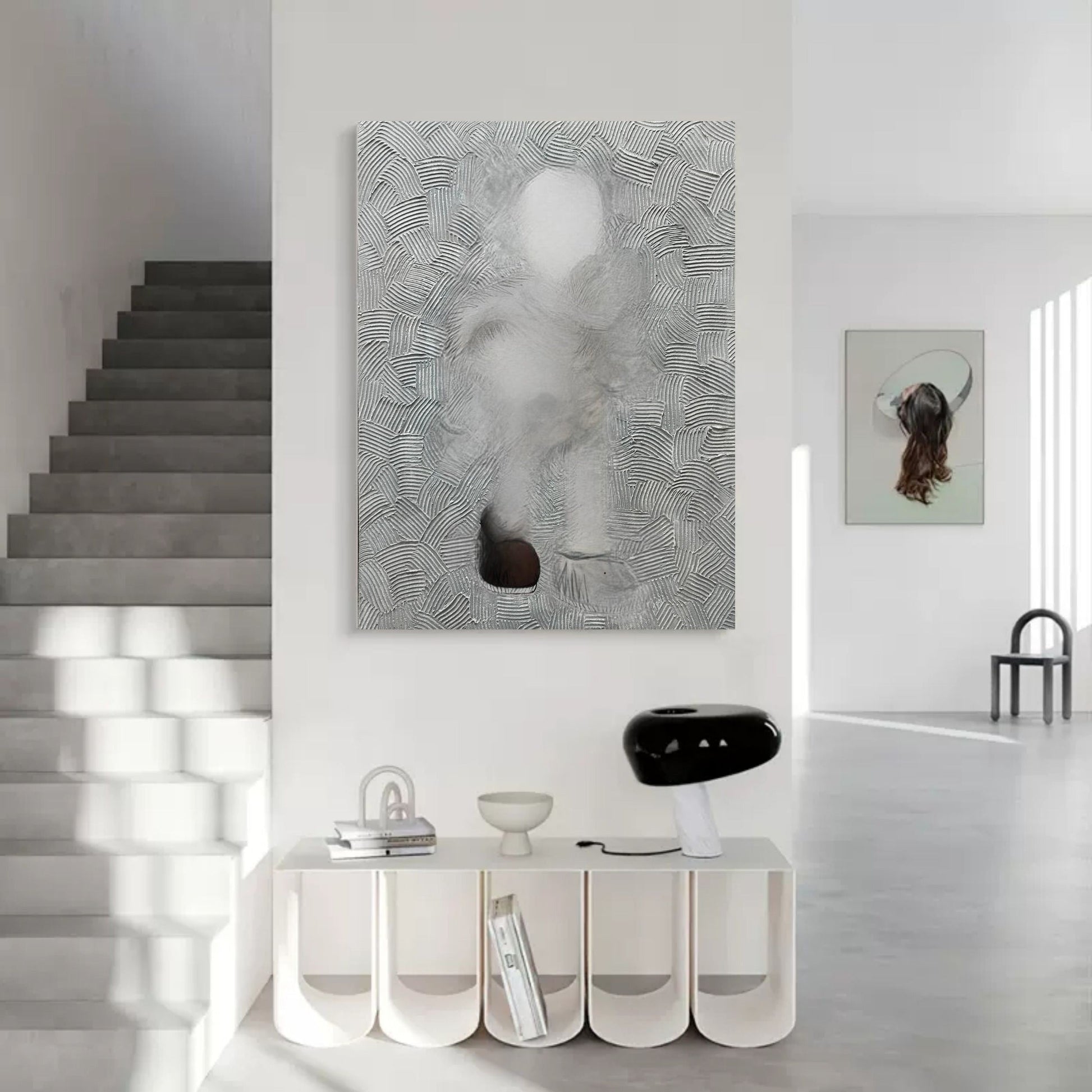 Wall Art Vertical Textured Cartoon Character Scene - Neutralighting