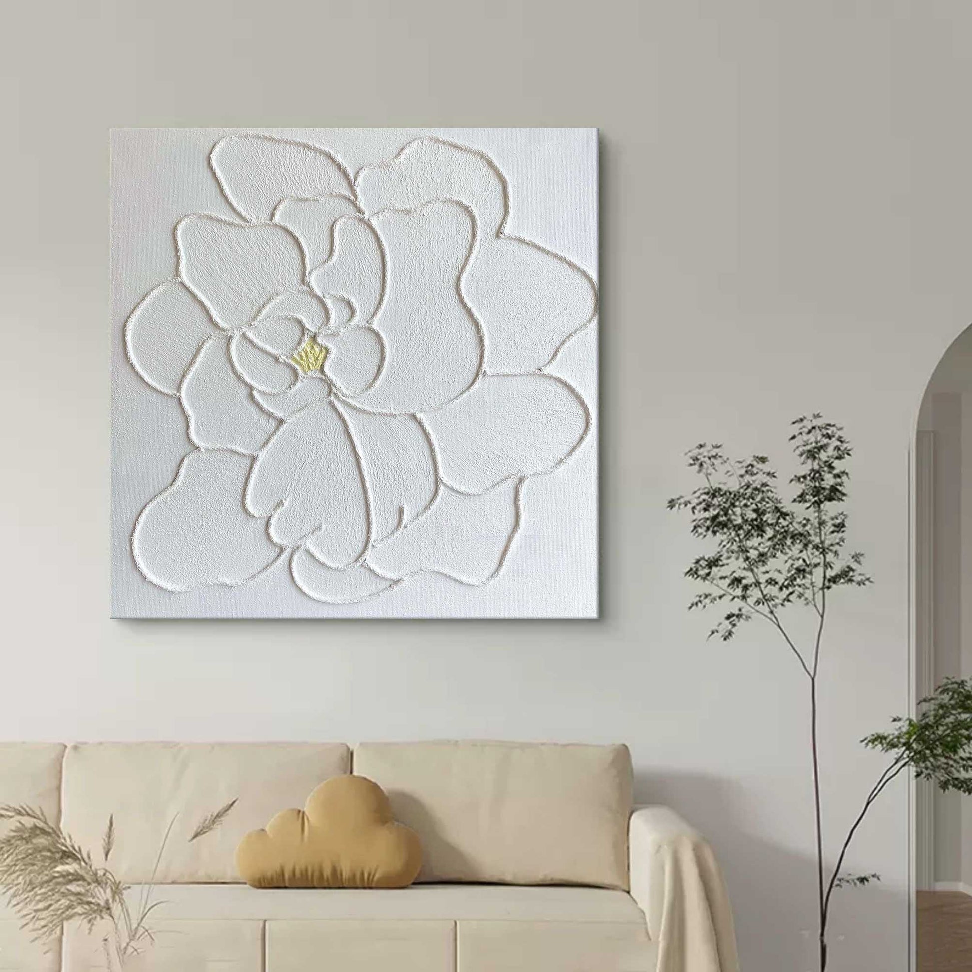 Plaster Art Texture Painting SG206 - Neutralighting