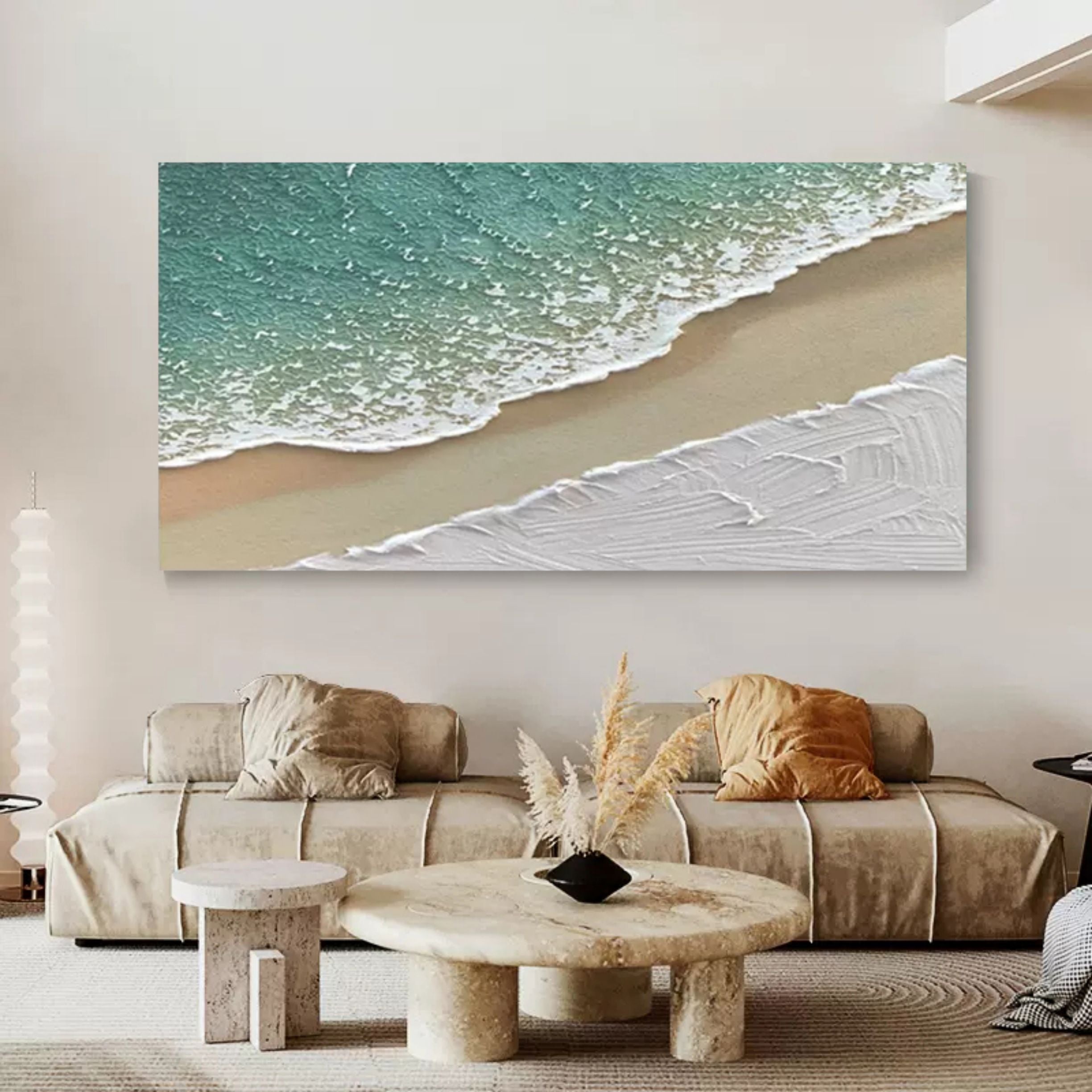 Plaster Art Texture Painting TX075 - Neutralighting