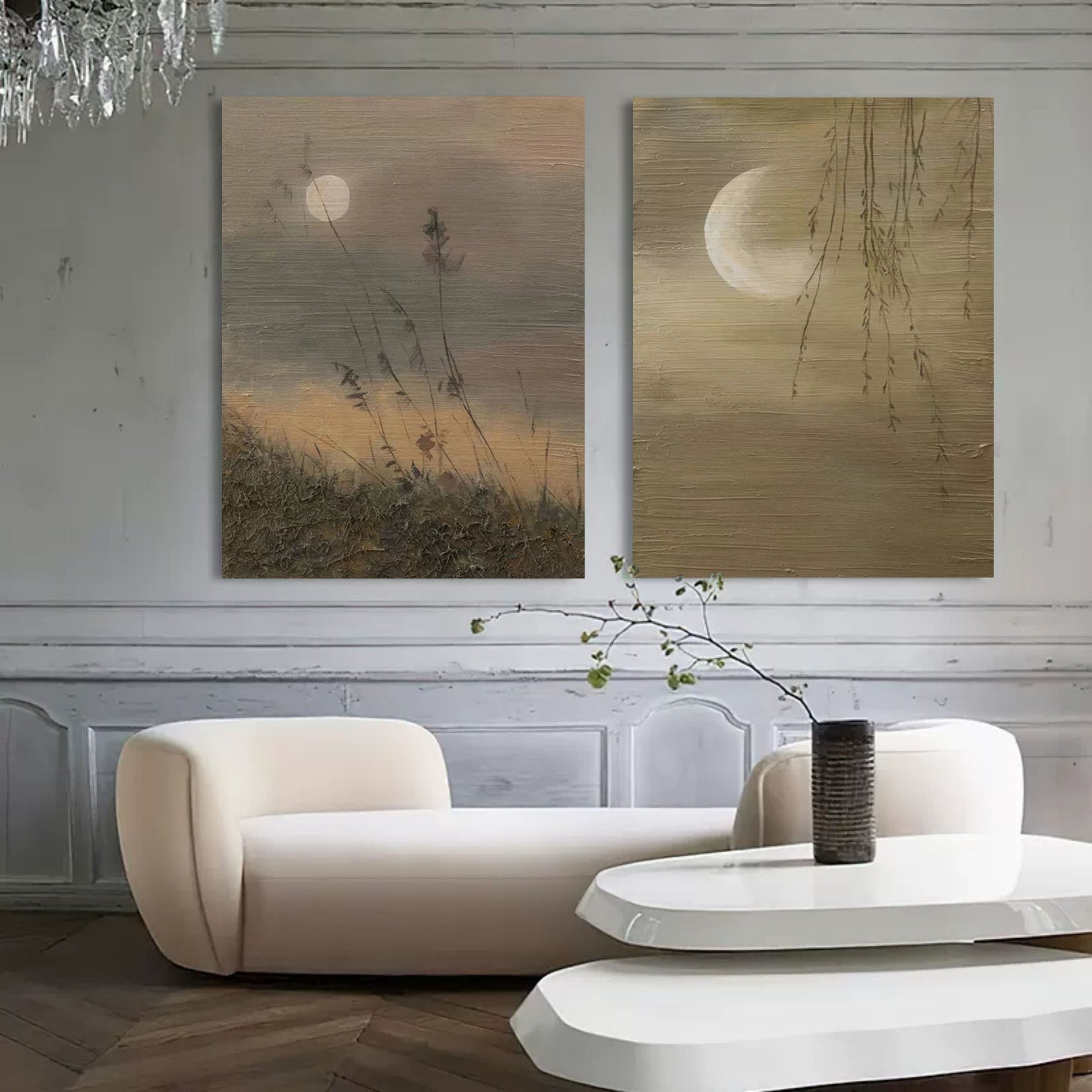Abstract Painting Set Of 2 SP108 - Neutralighting