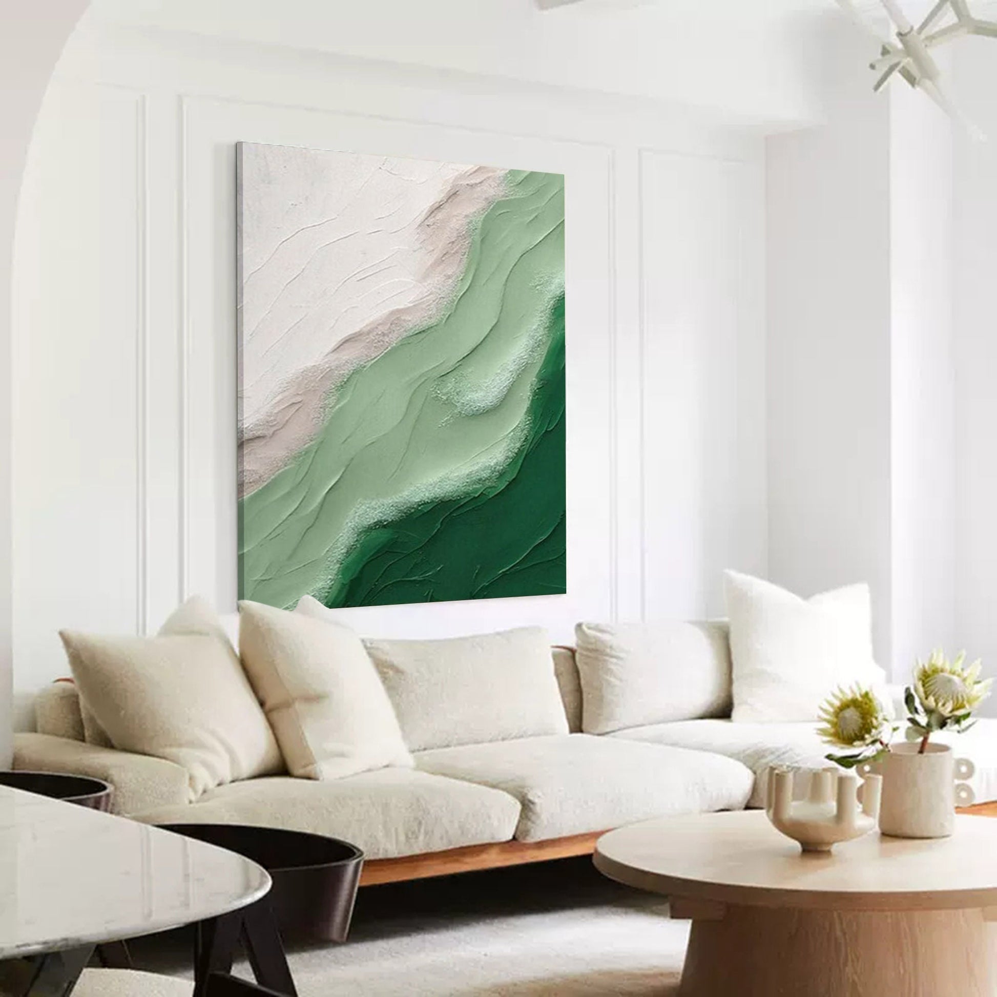 Abstract Canvas Art AB050 - Neutralighting