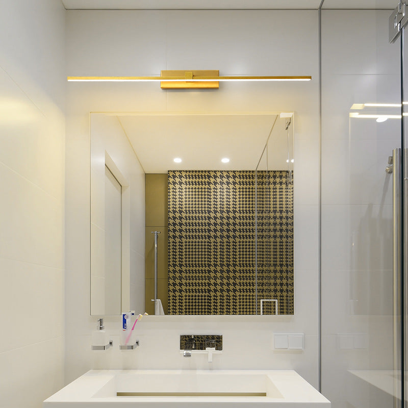Hexa Linear Mirror Vanity Wall Lamp Bathroom Bedroom Modern - Neutral Decor