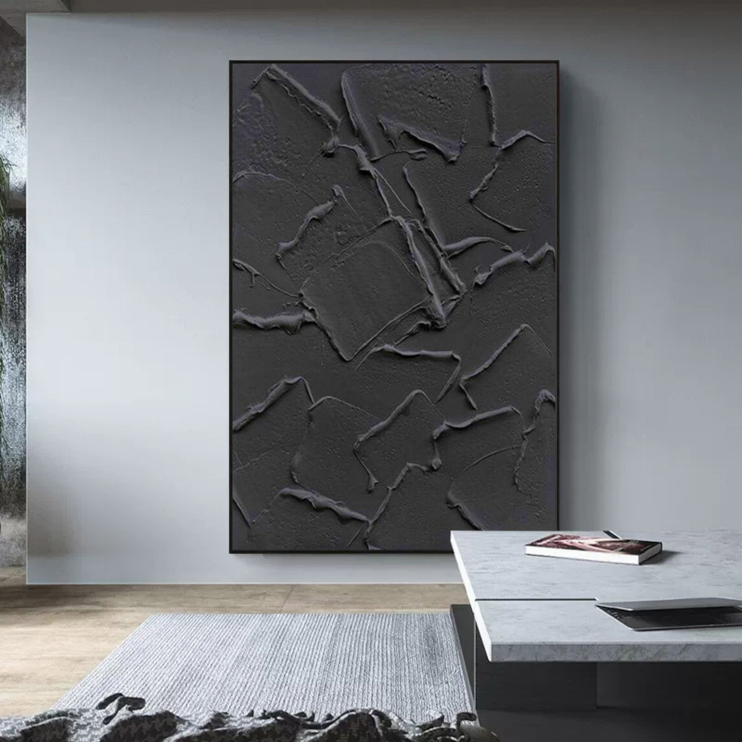 Plaster Art Texture Painting SG169 - Neutralighting