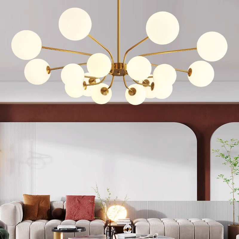 Valentina Modern LED Chandelier Chrome/Gold Living Room/Bedroom - Neutral Decor