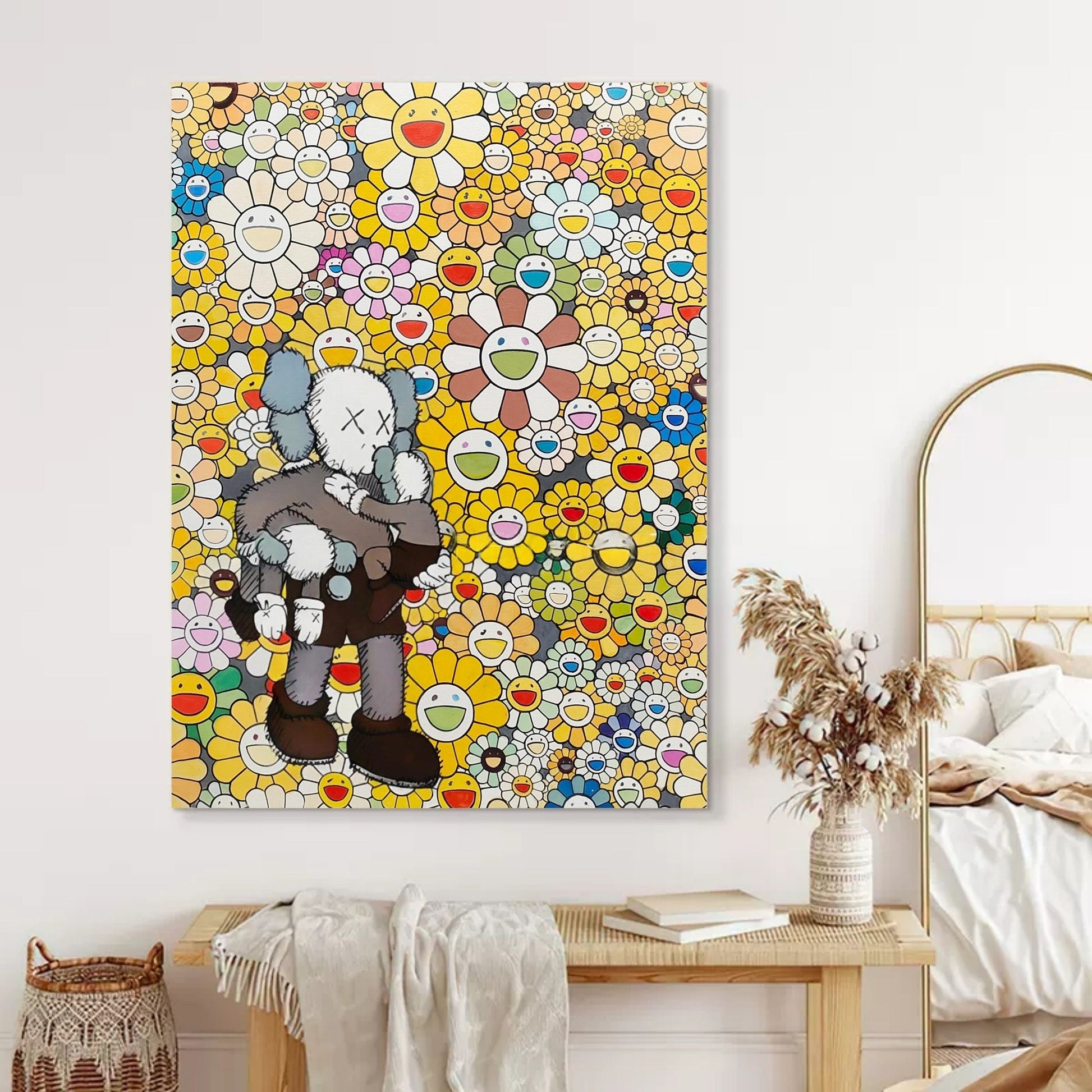 Wall Art Vertical Pop Art Cartoon Character Scene Vibrant - Neutralighting