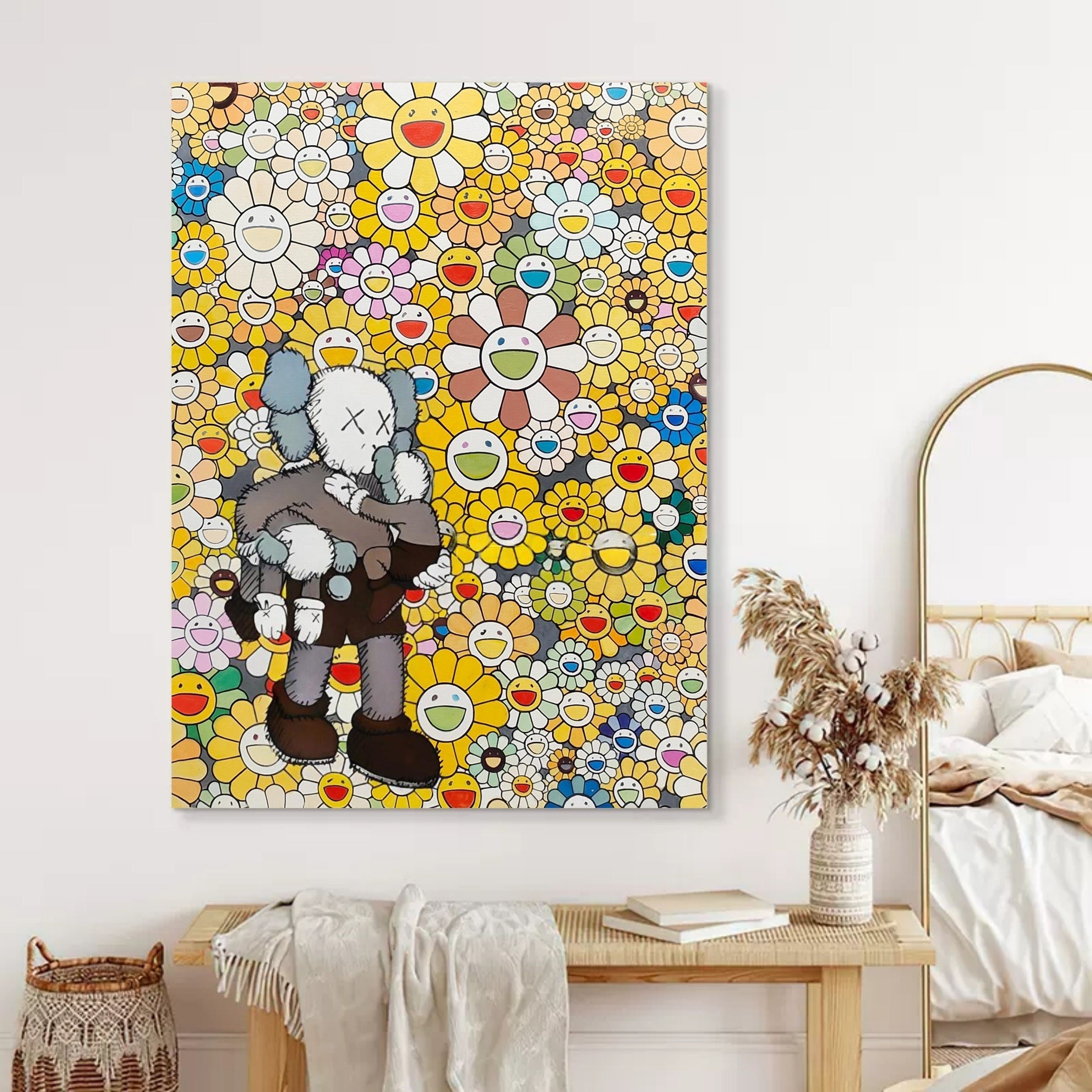 Wall Art Vertical Pop Art Cartoon Character Scene Vibrant - Neutralighting
