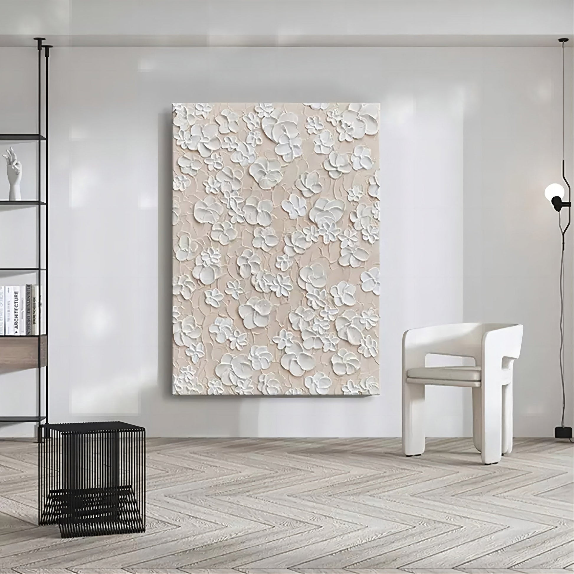 Plaster Art Texture Painting SG039 - Neutralighting