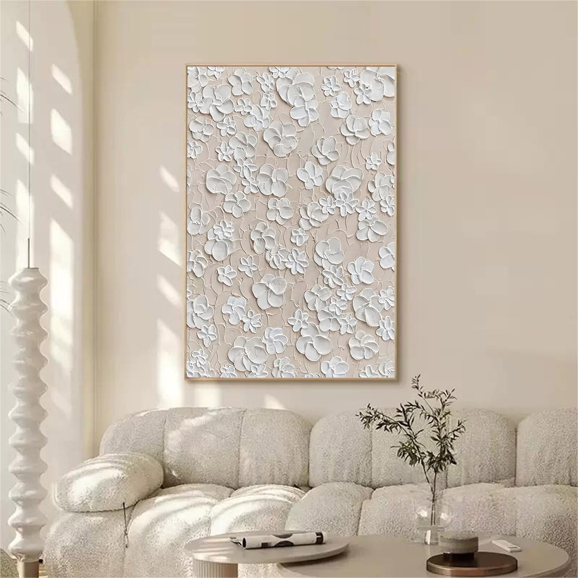 Plaster Art Texture Painting SG039 - Neutralighting