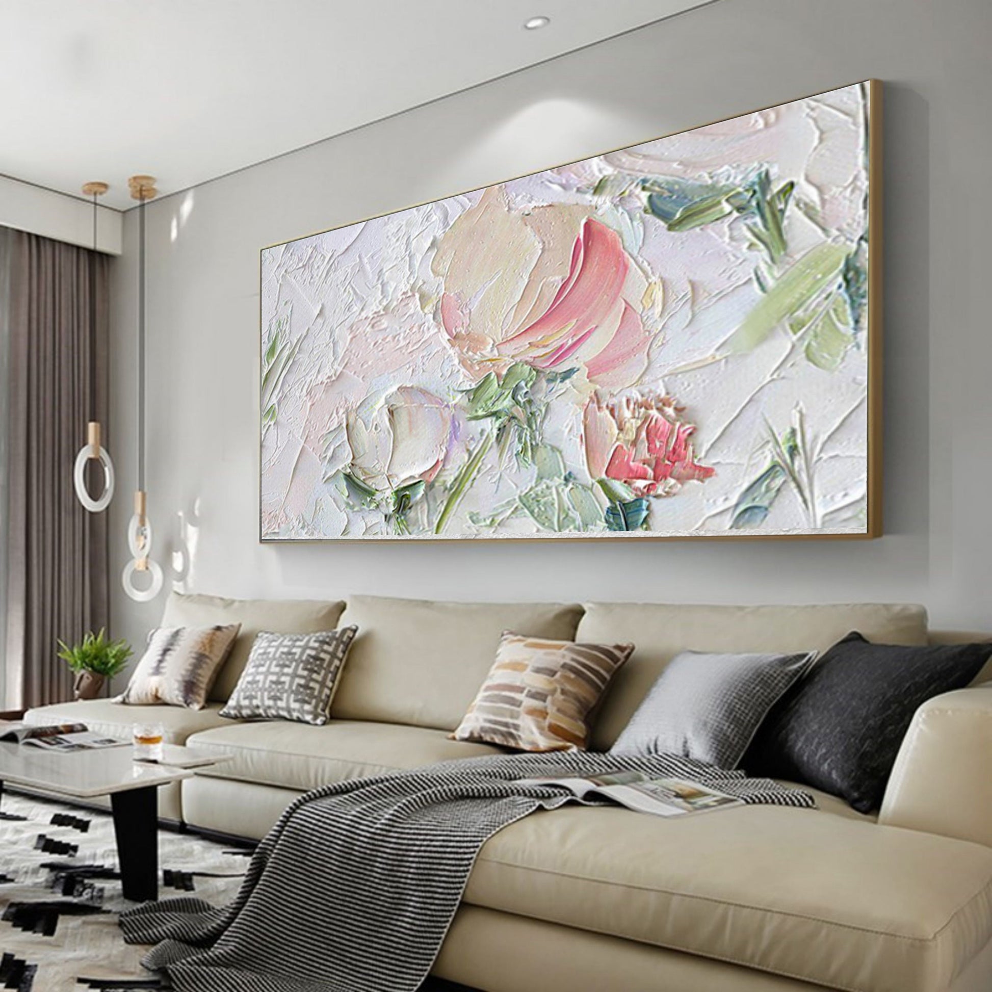 Plaster Art Texture Painting SG047 - Neutralighting