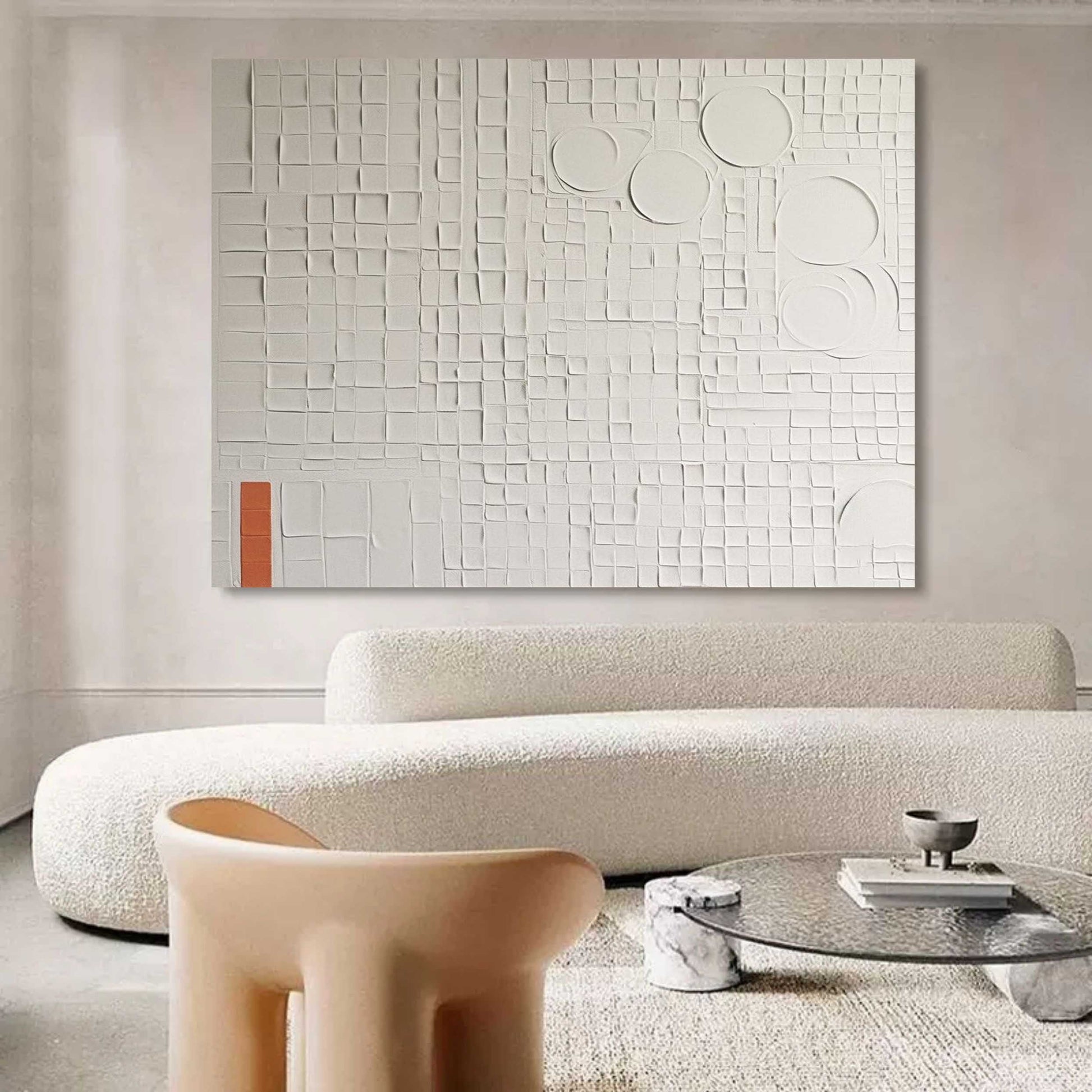 Plaster Art Texture Painting SG243 - Neutralighting