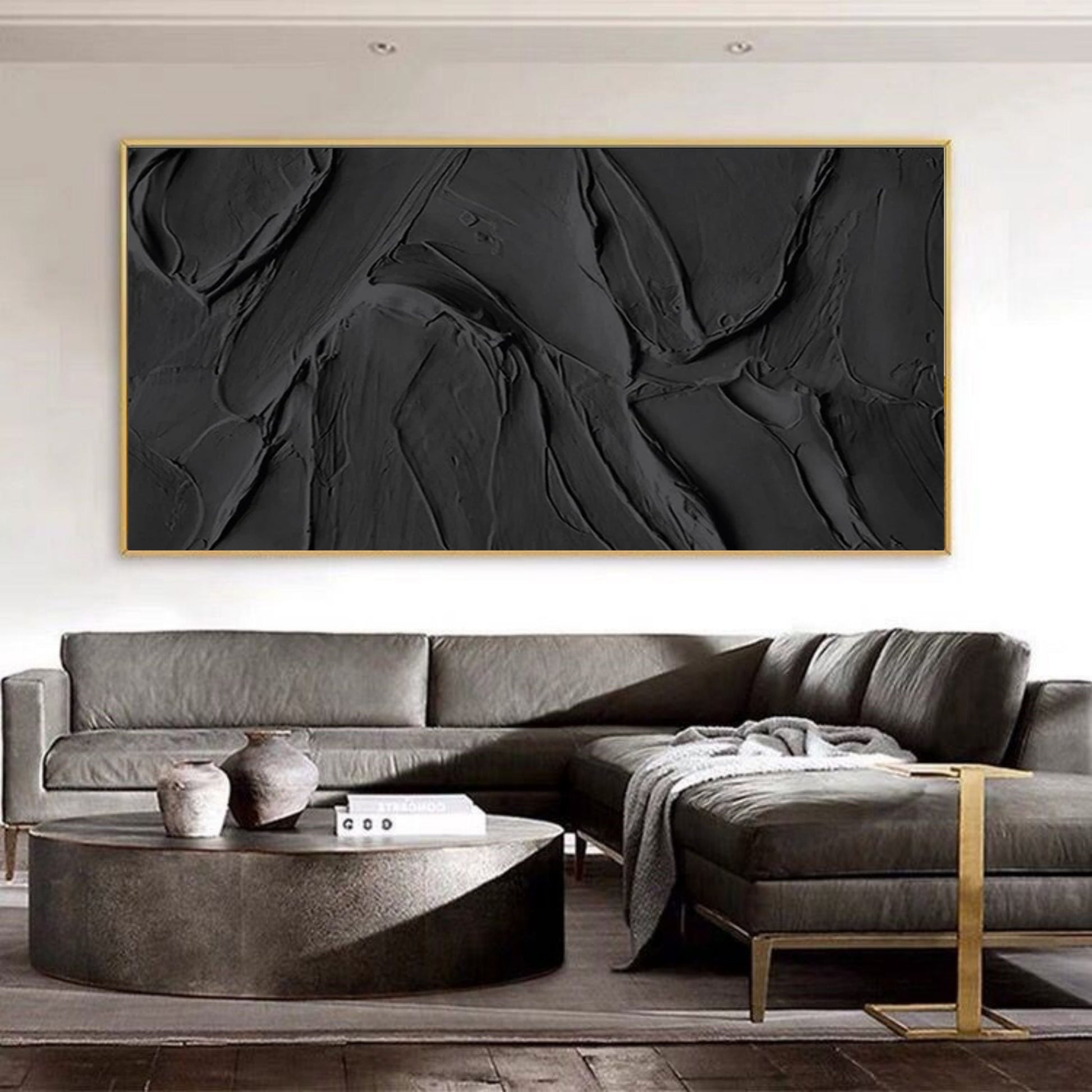 Plaster Art Texture Painting SG043 - Neutralighting